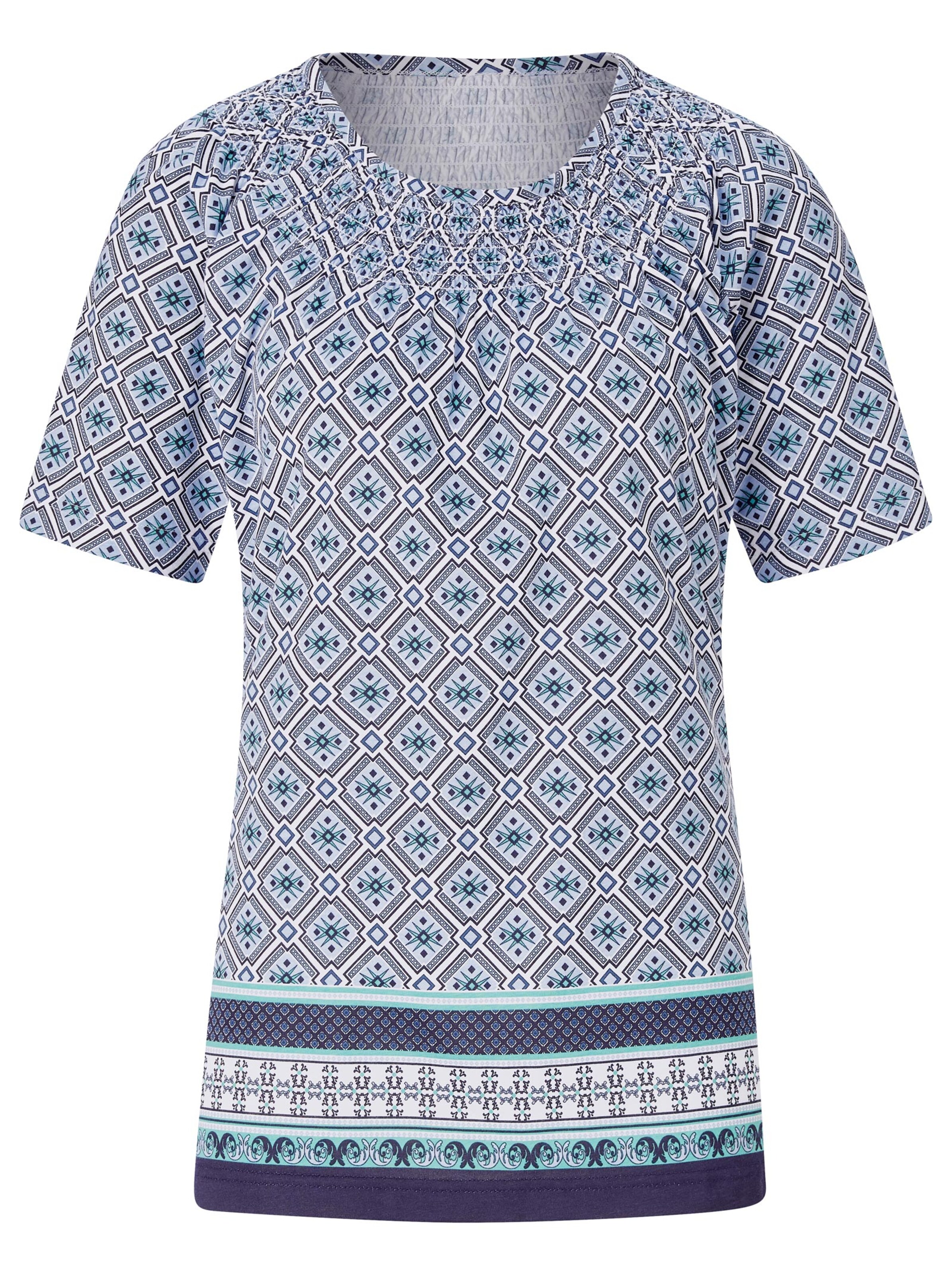 Shirt - blau-gemustert