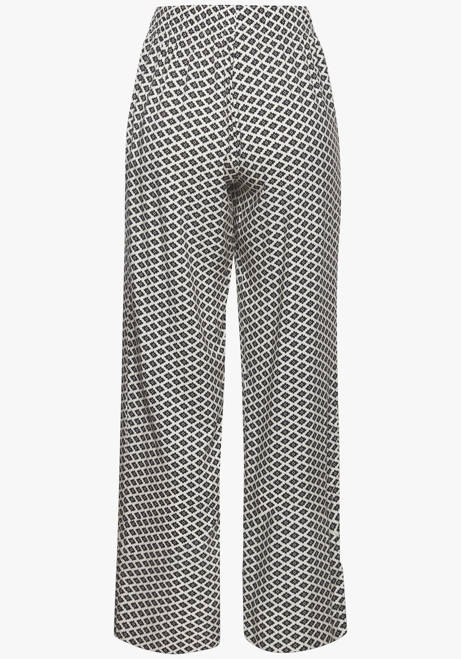 LASCANA Pyjamahose - schwarz-weiss-gemustert