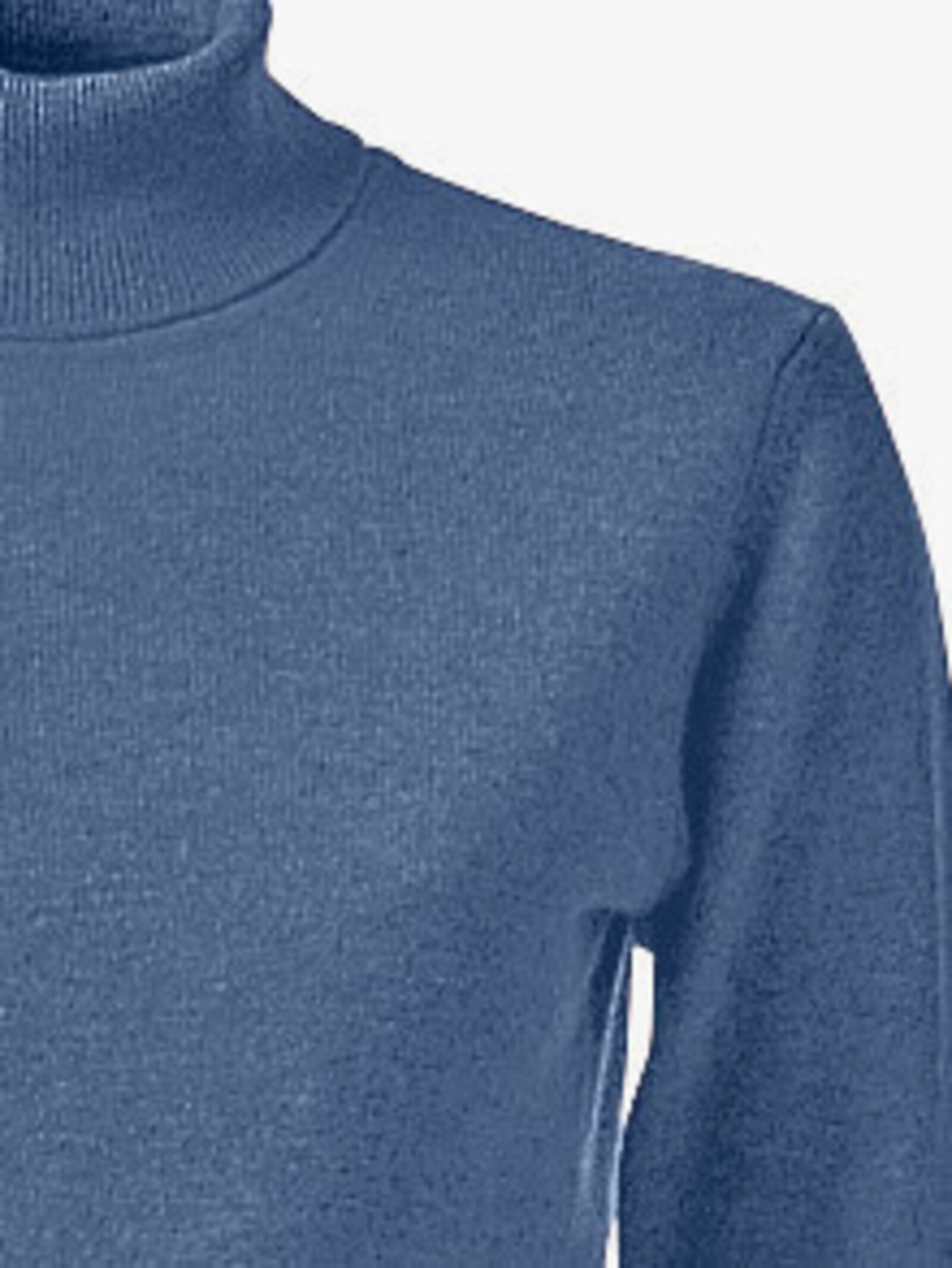 heine Kaschmirpullover mit Rollkragen - blau