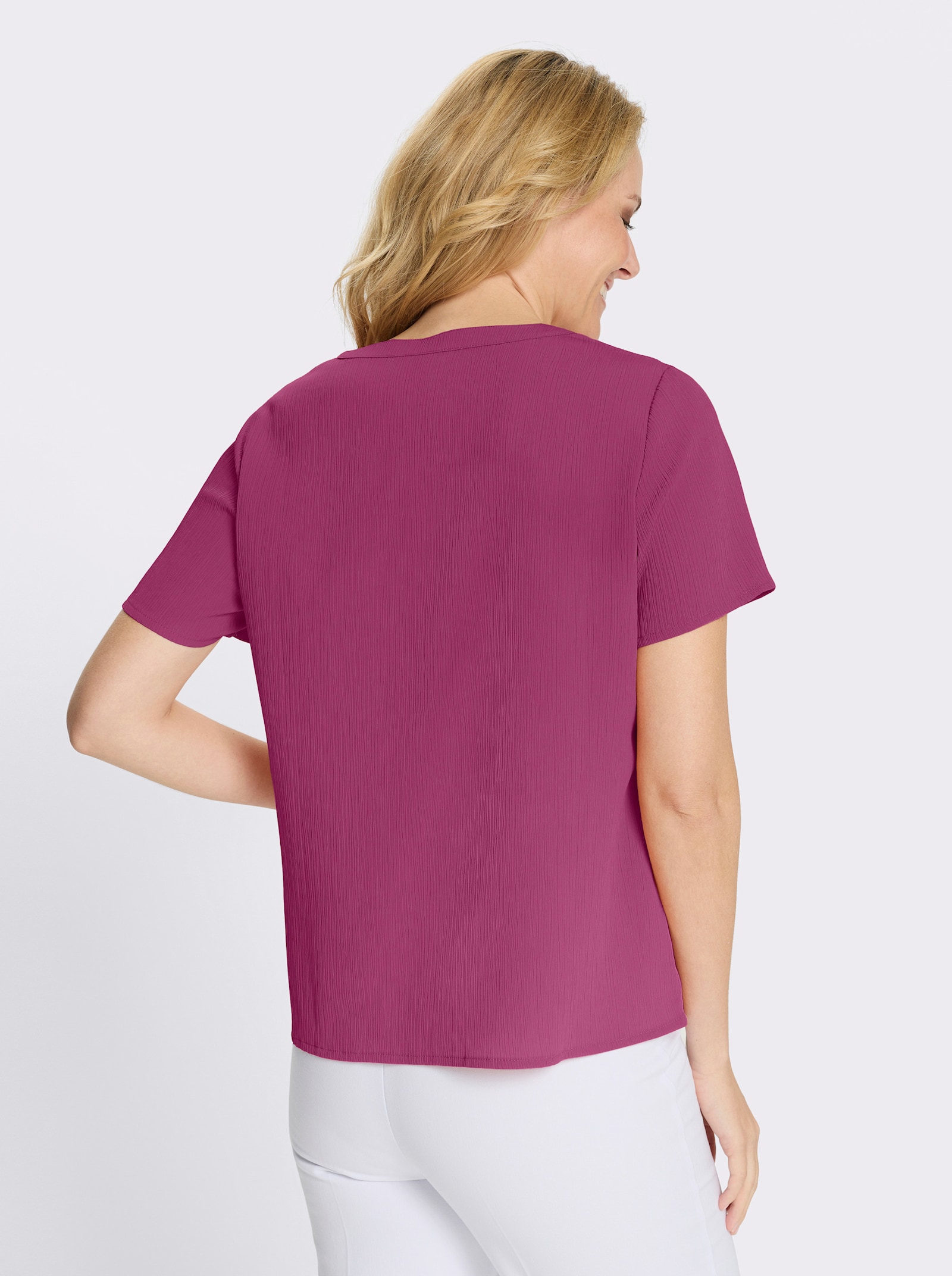 Schlupfbluse mit kurzen Ärmeln - erika