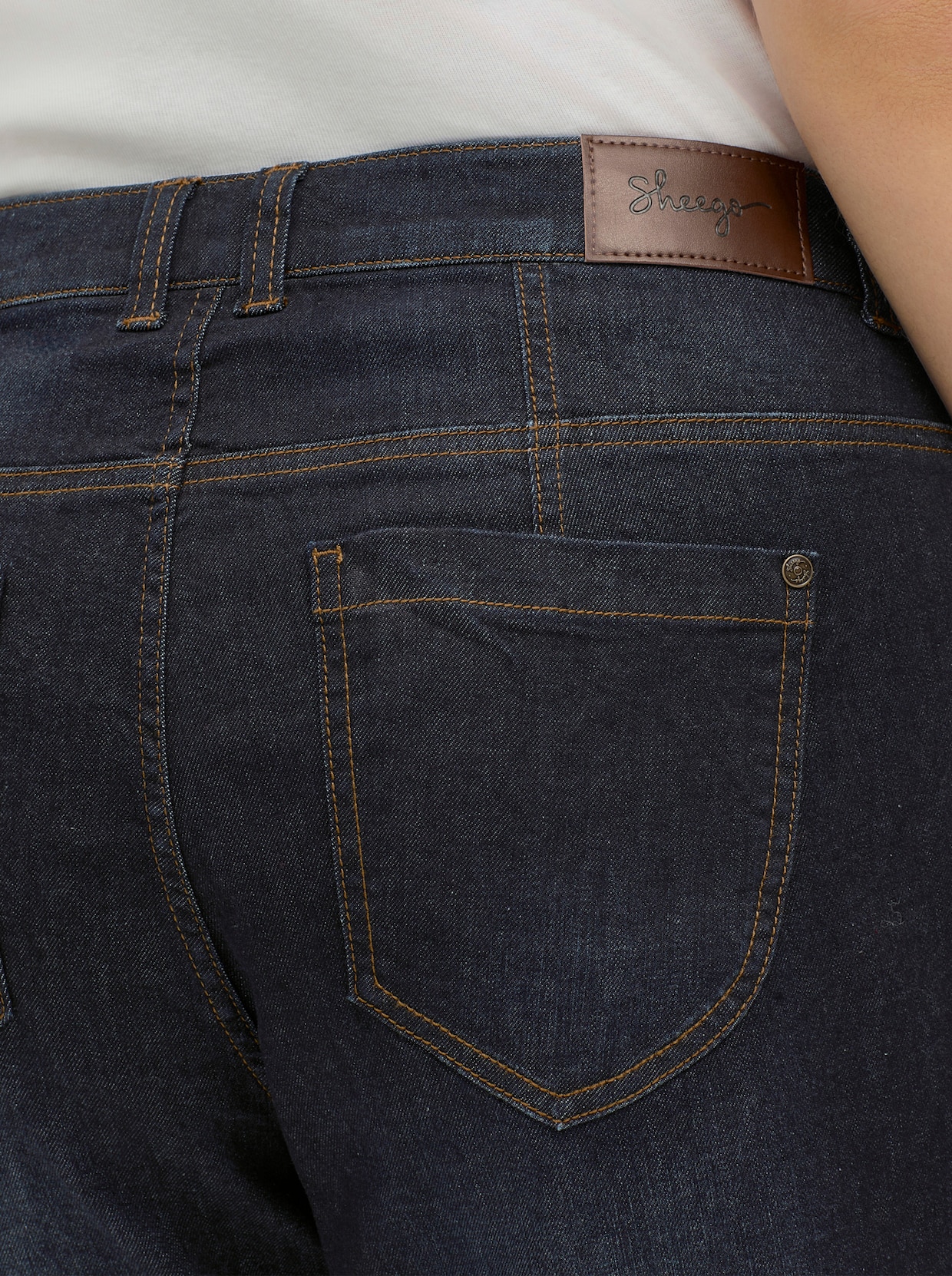 sheego Boyfriend-Jeans - dark blue