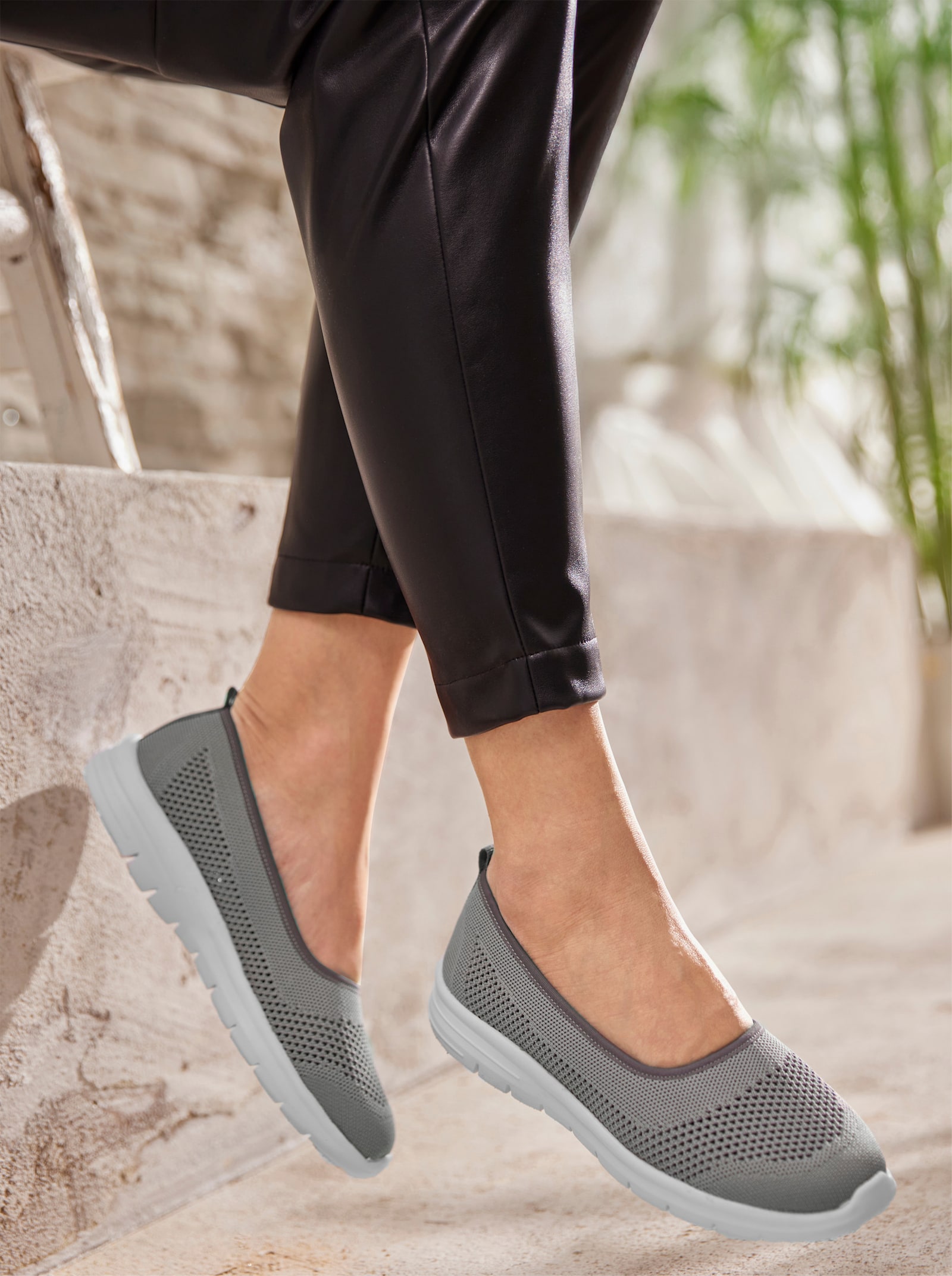 Andrea Conti Ballerines - gris