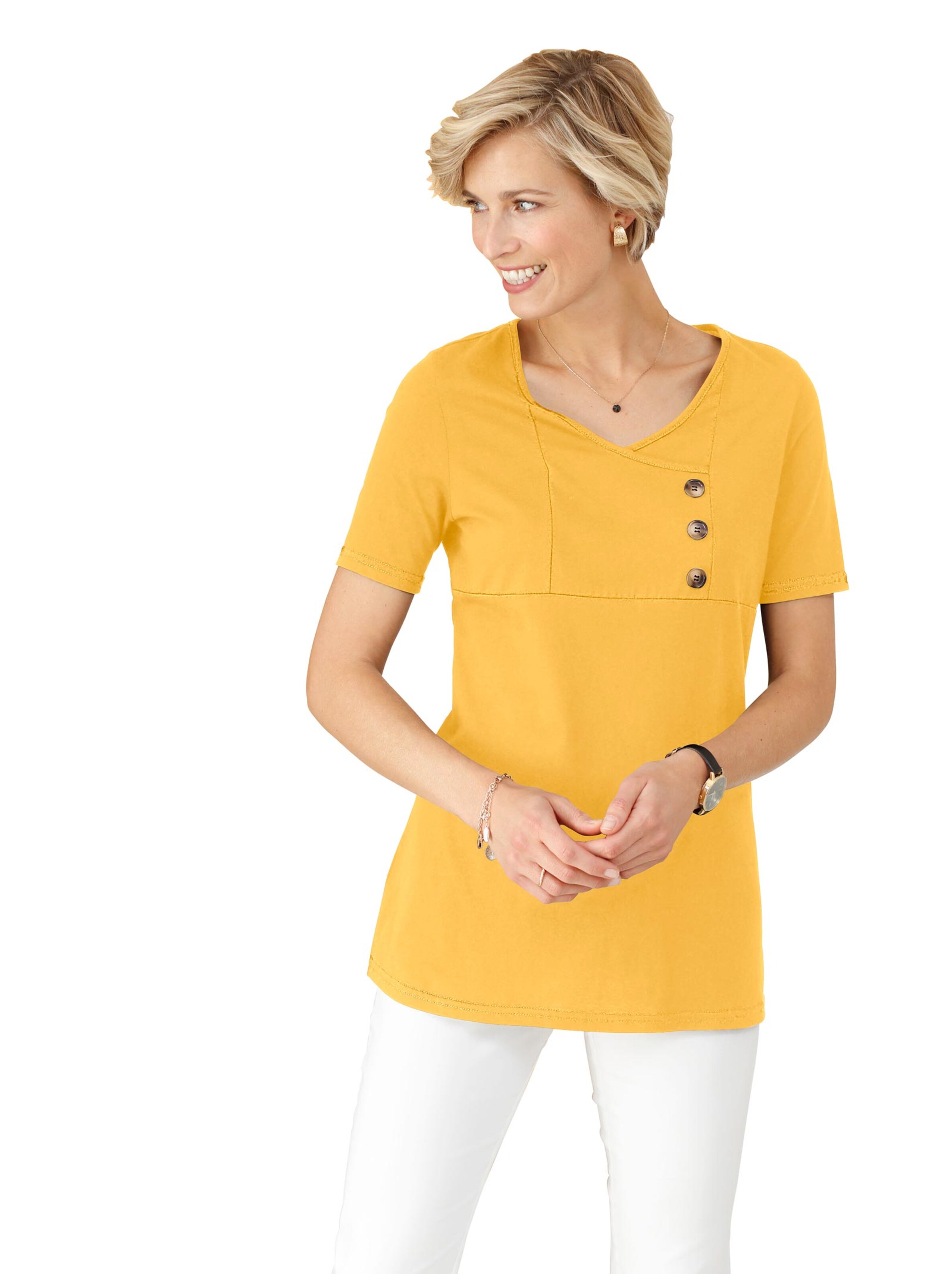 Shirttunika - senfgelb