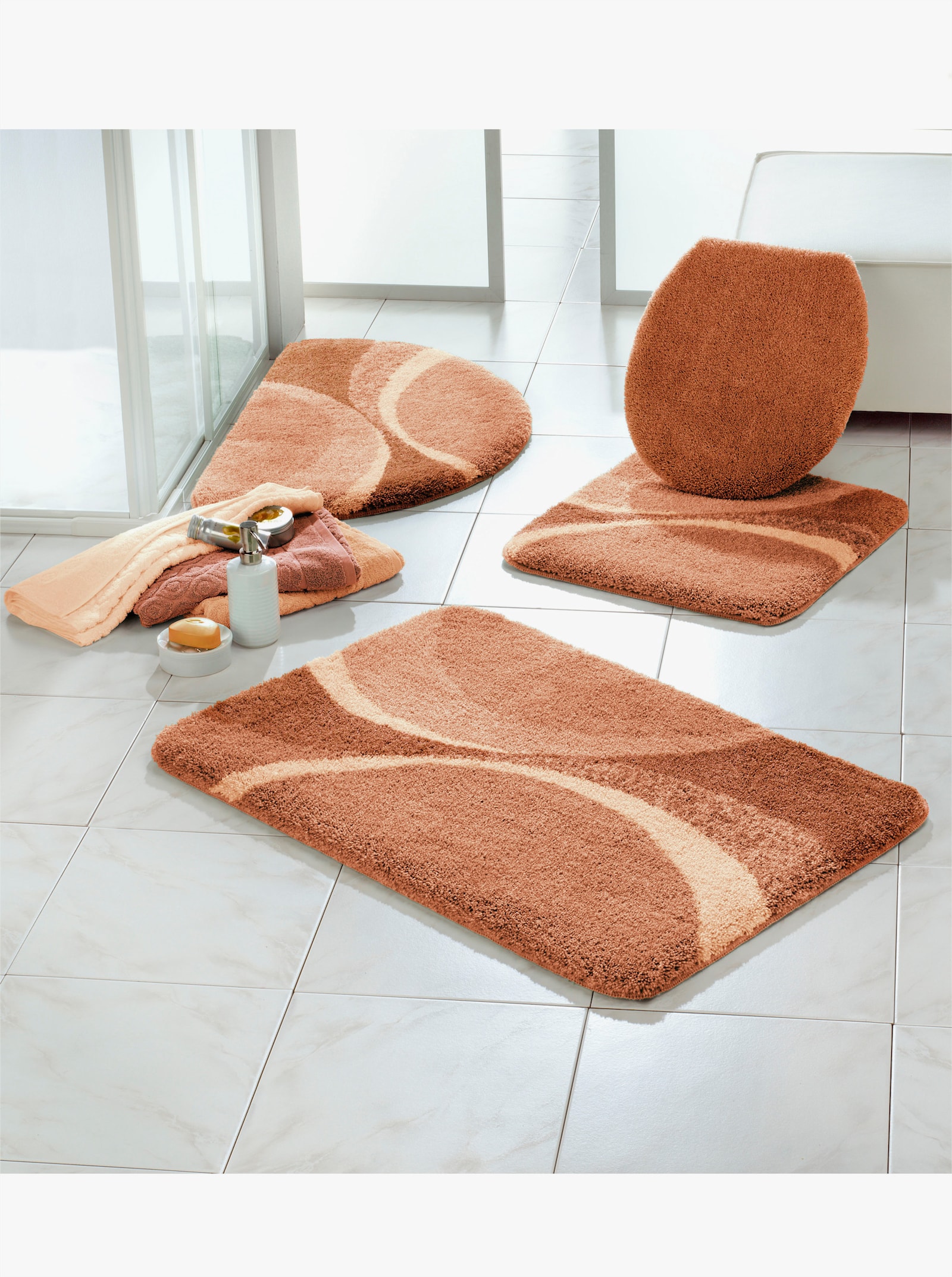 Grund Badematte - terrakotta