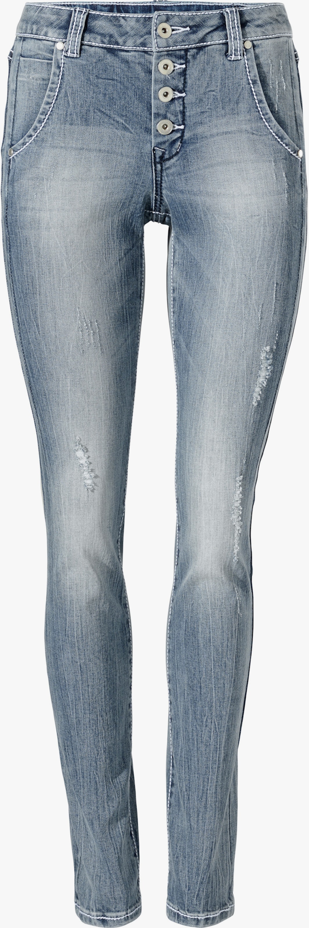 heine Boyfriend-Jeans in 5-Pocket-Style - bleached