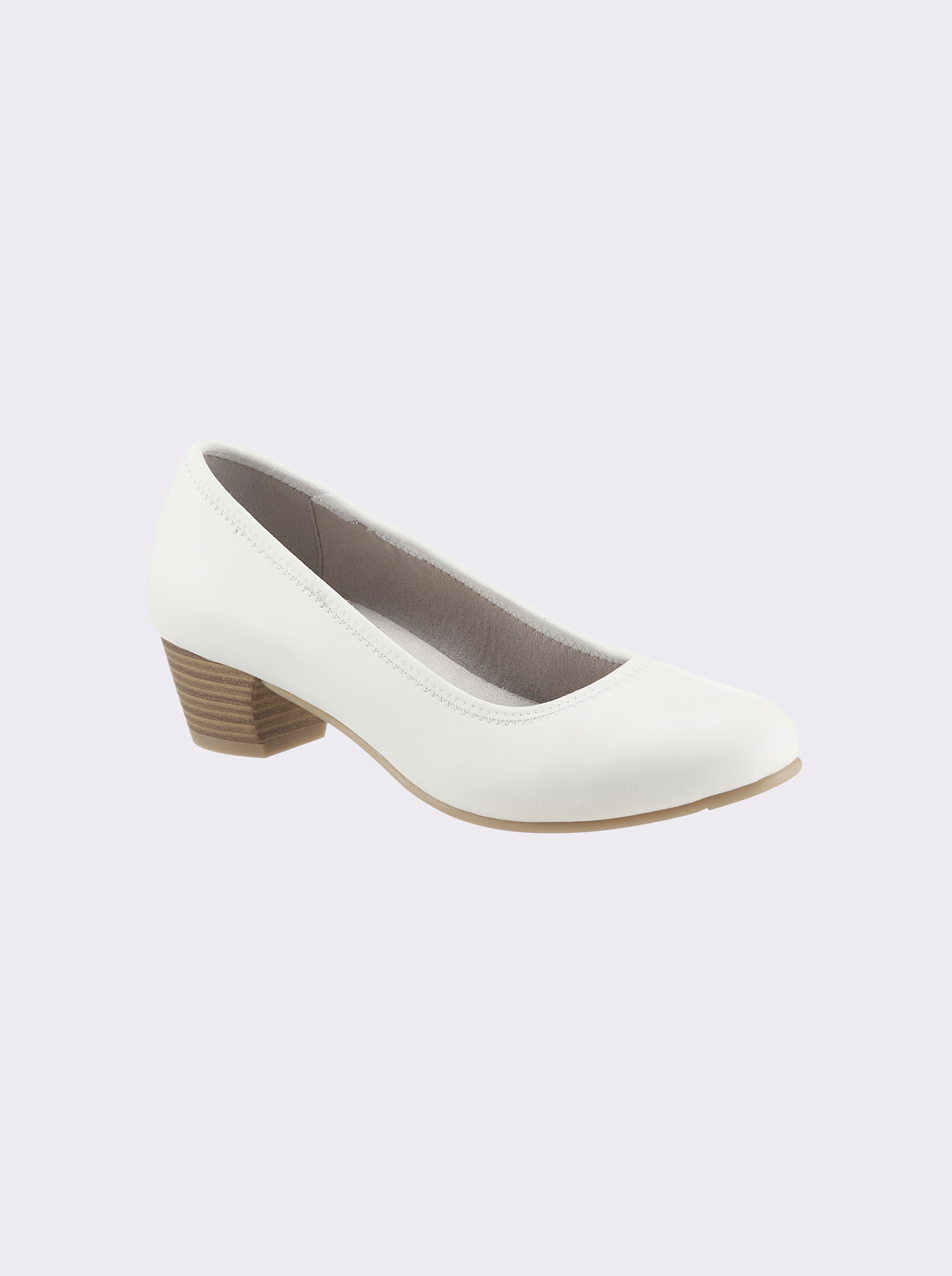 Jana Pumps, zacht gevoerd - wit