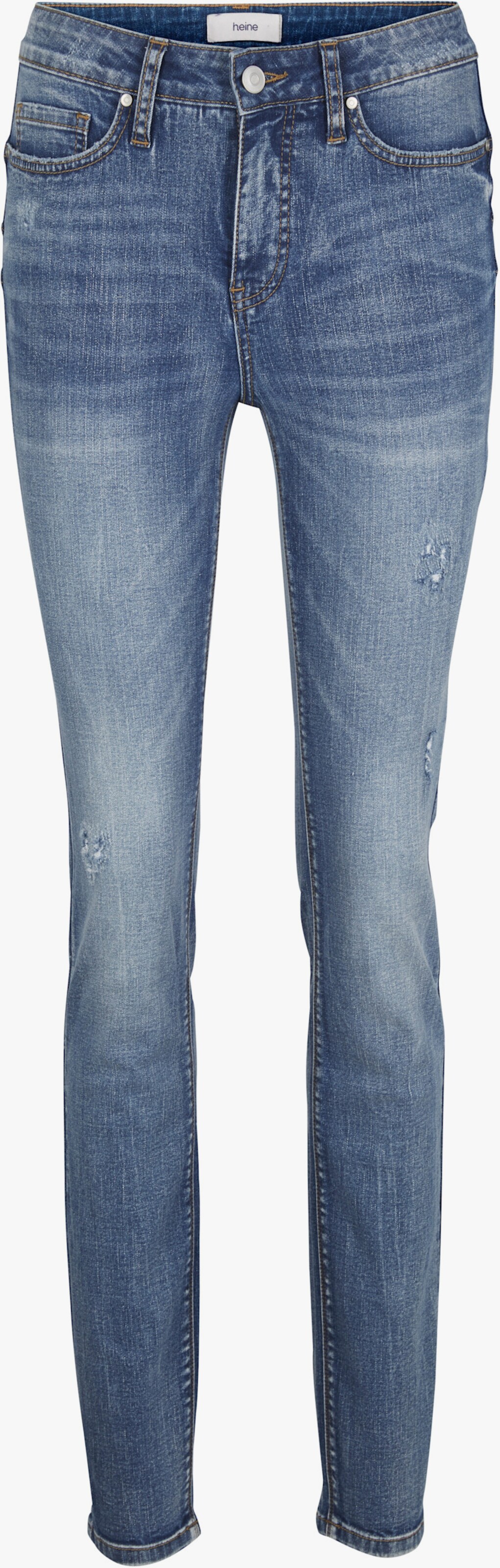 heine Skinny jeans met push-up-effect - blue denim