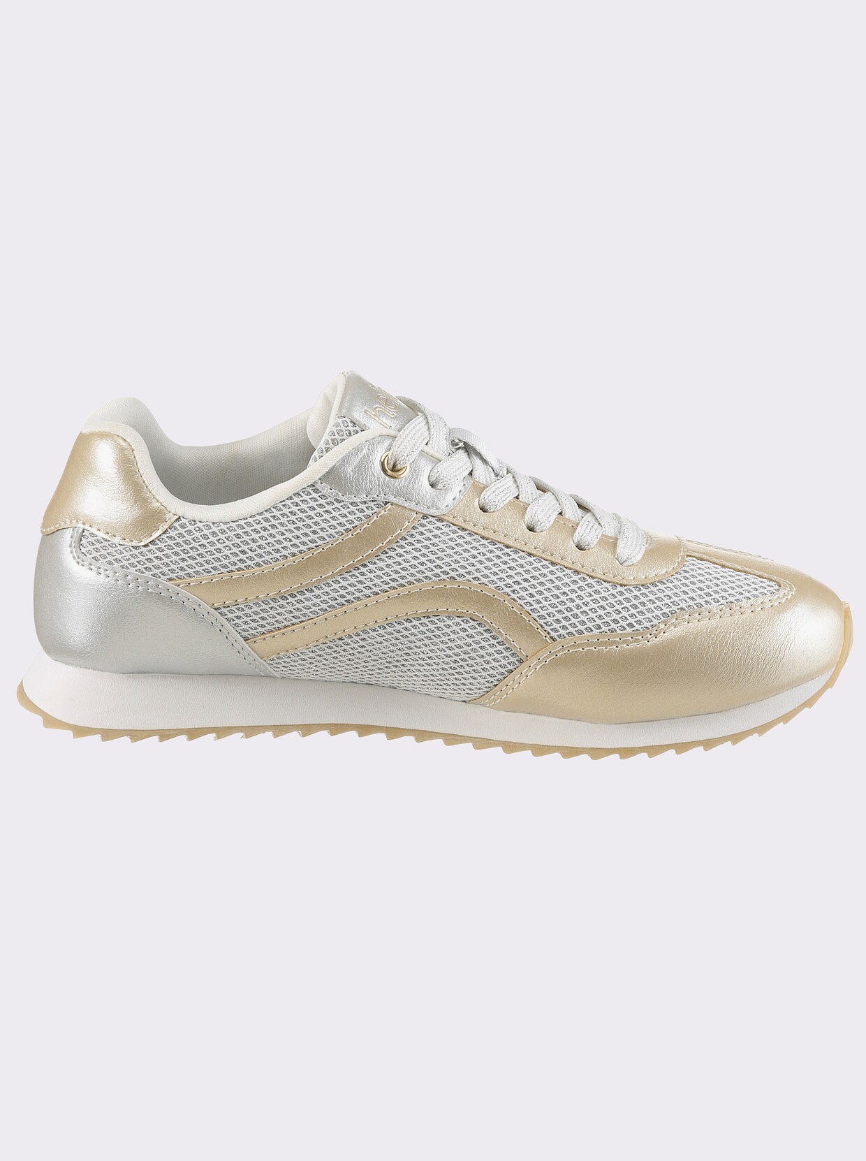 heine Sneaker - weiß-goldfarben
