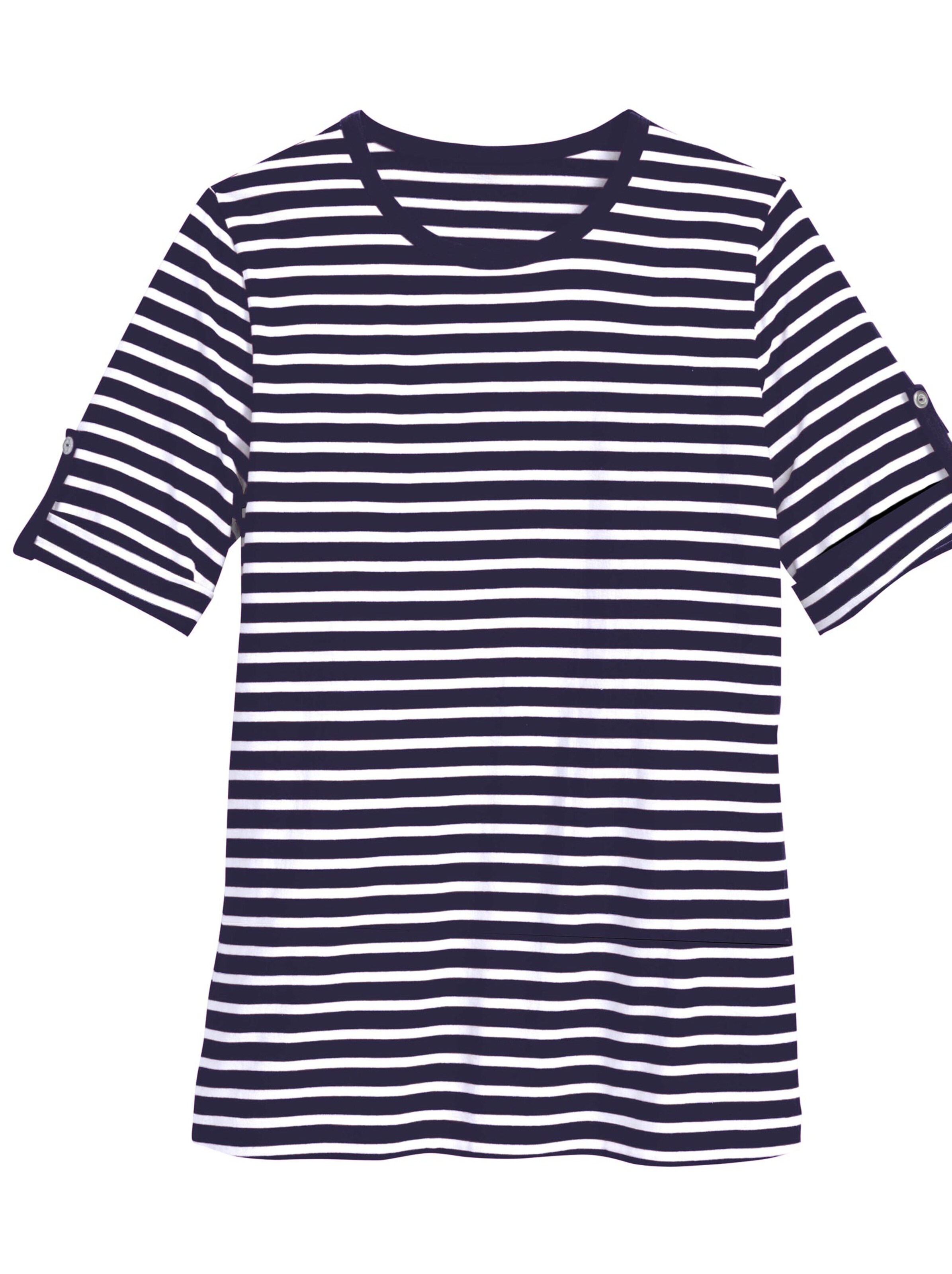 Shirt - marine-geringelt