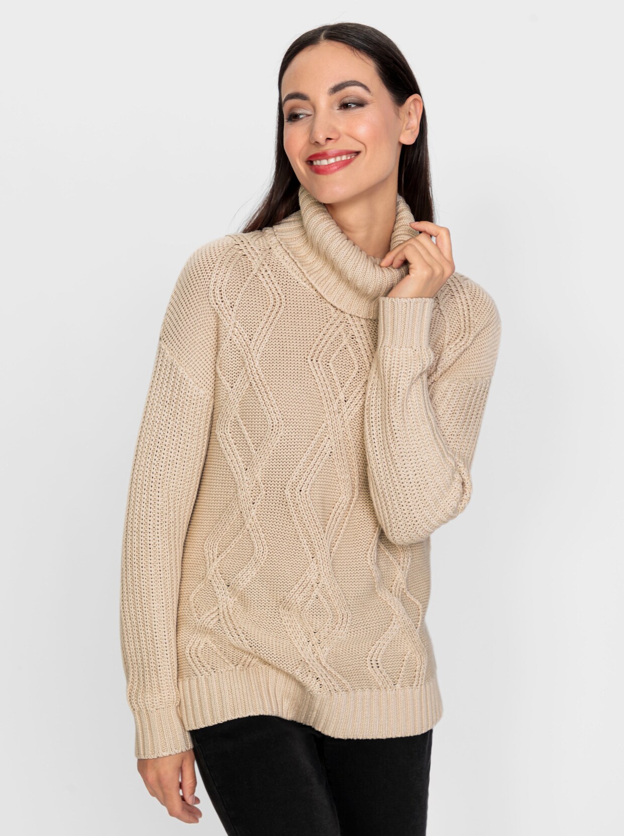 heine Rollkragen-Pullover - elfenbein