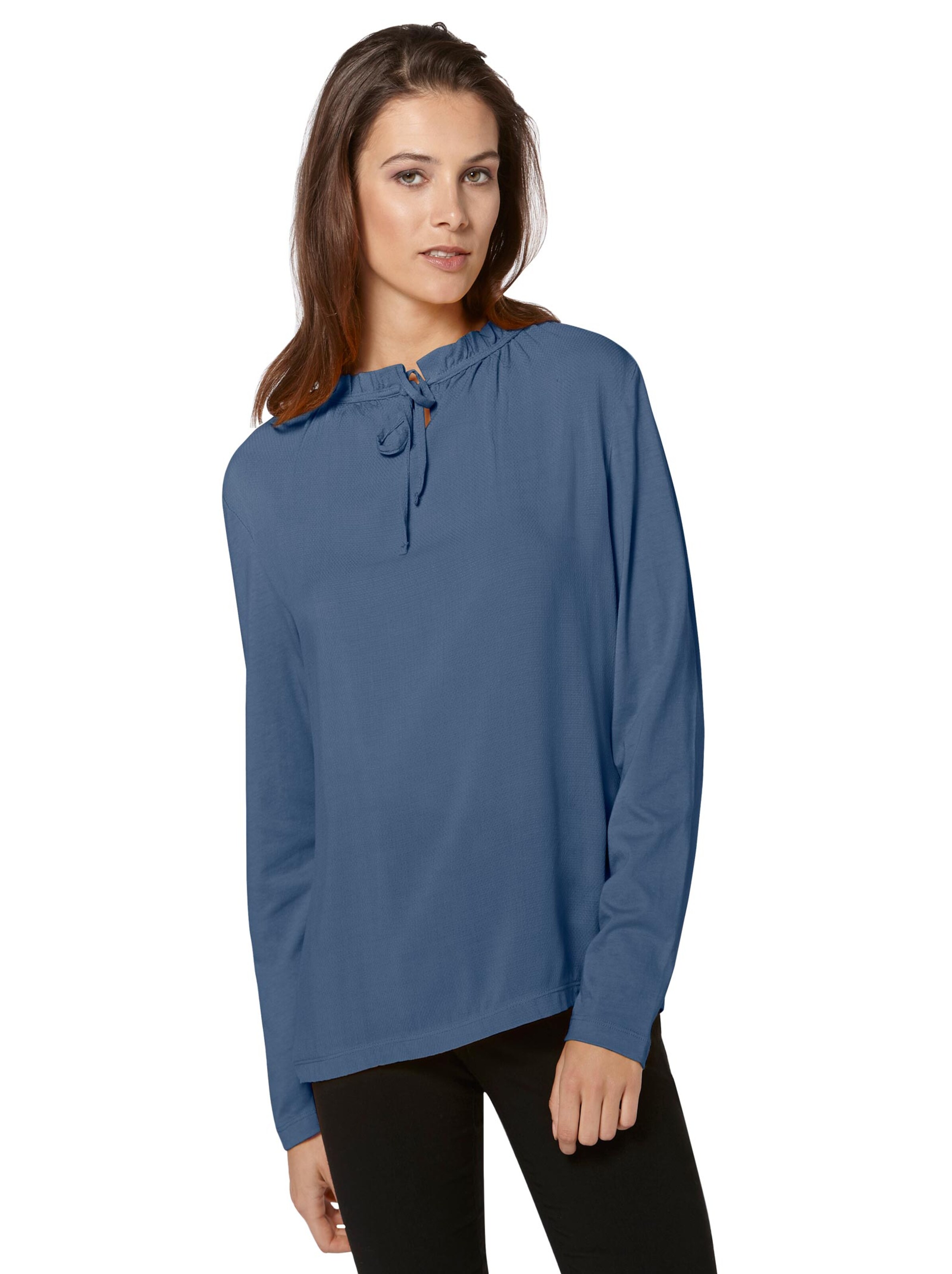 Shirt - rauchblau