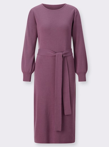 Strickkleid - violett
