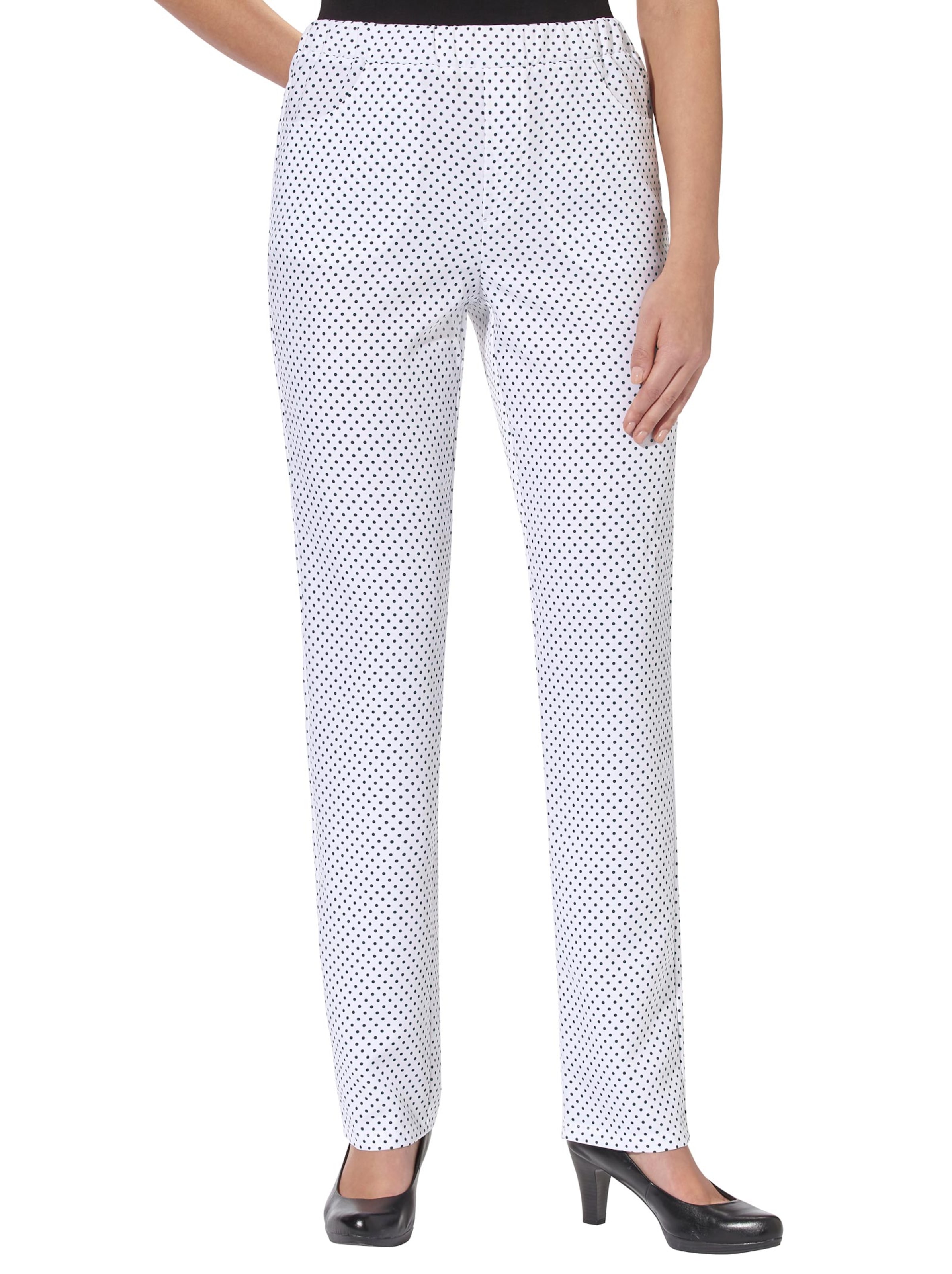 Hose - weiß-getupft