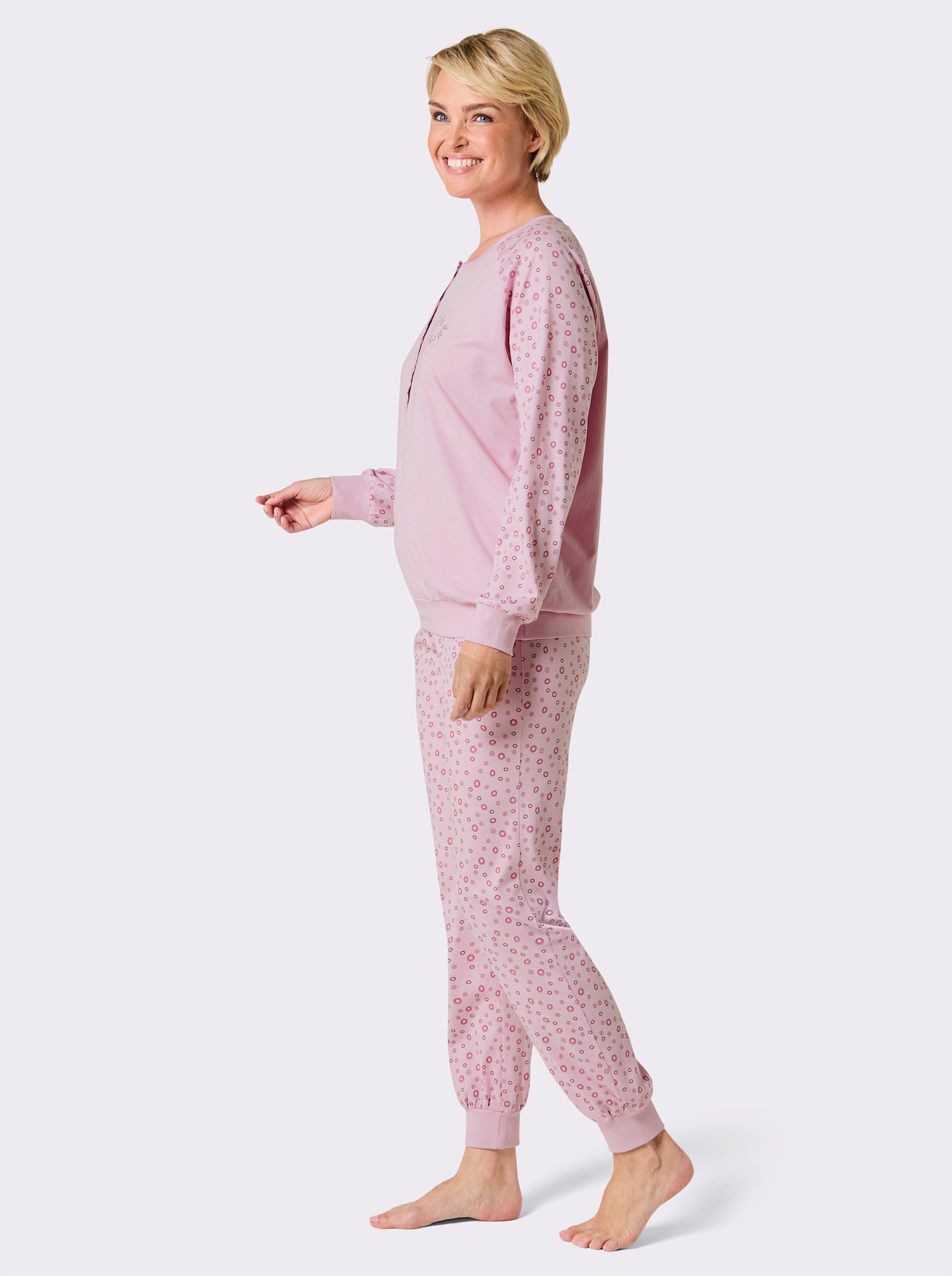 Comtessa Schlafanzüge - hellblau + rosé