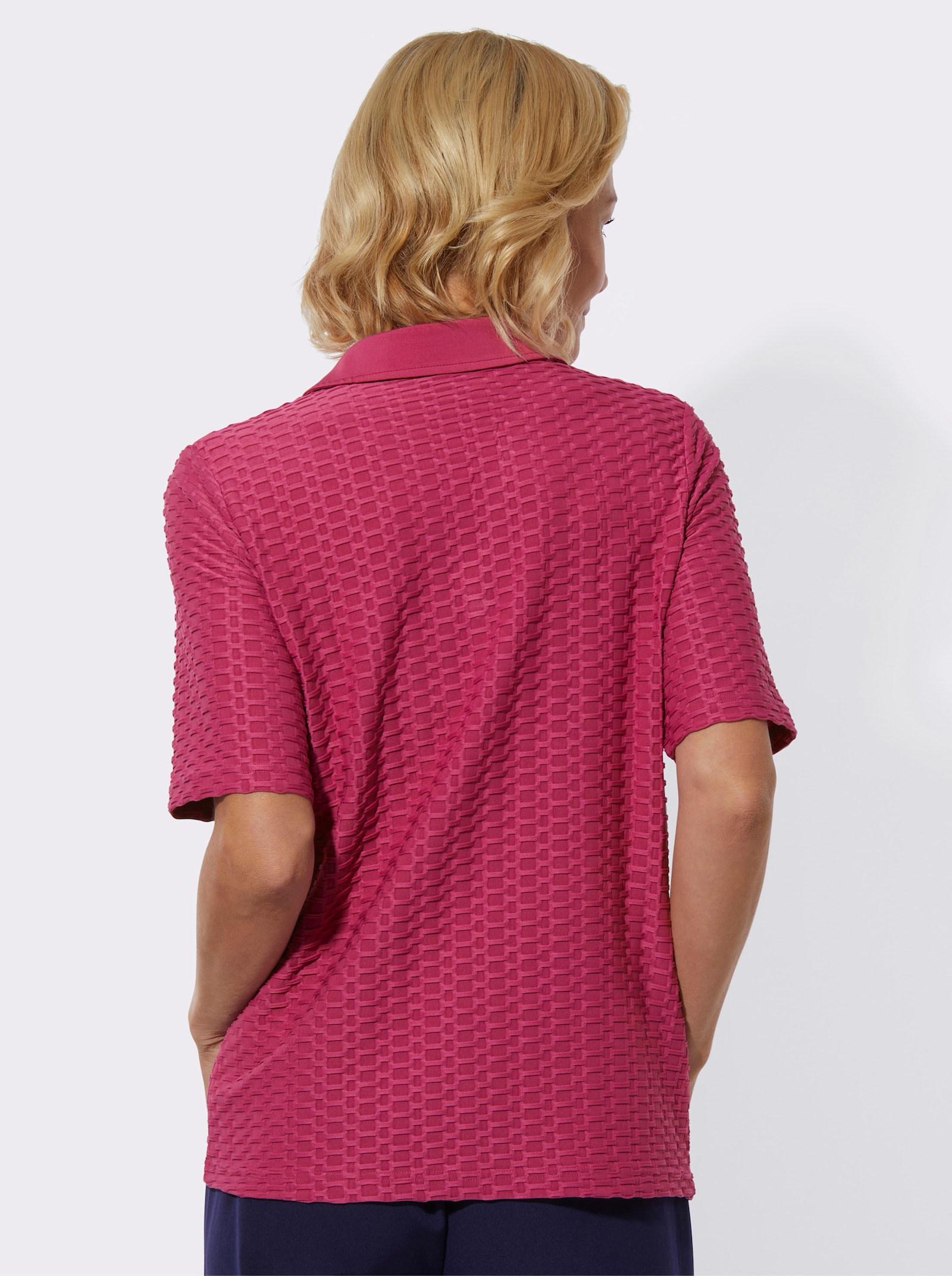 Poloshirt in Struktur-Qualität - erika