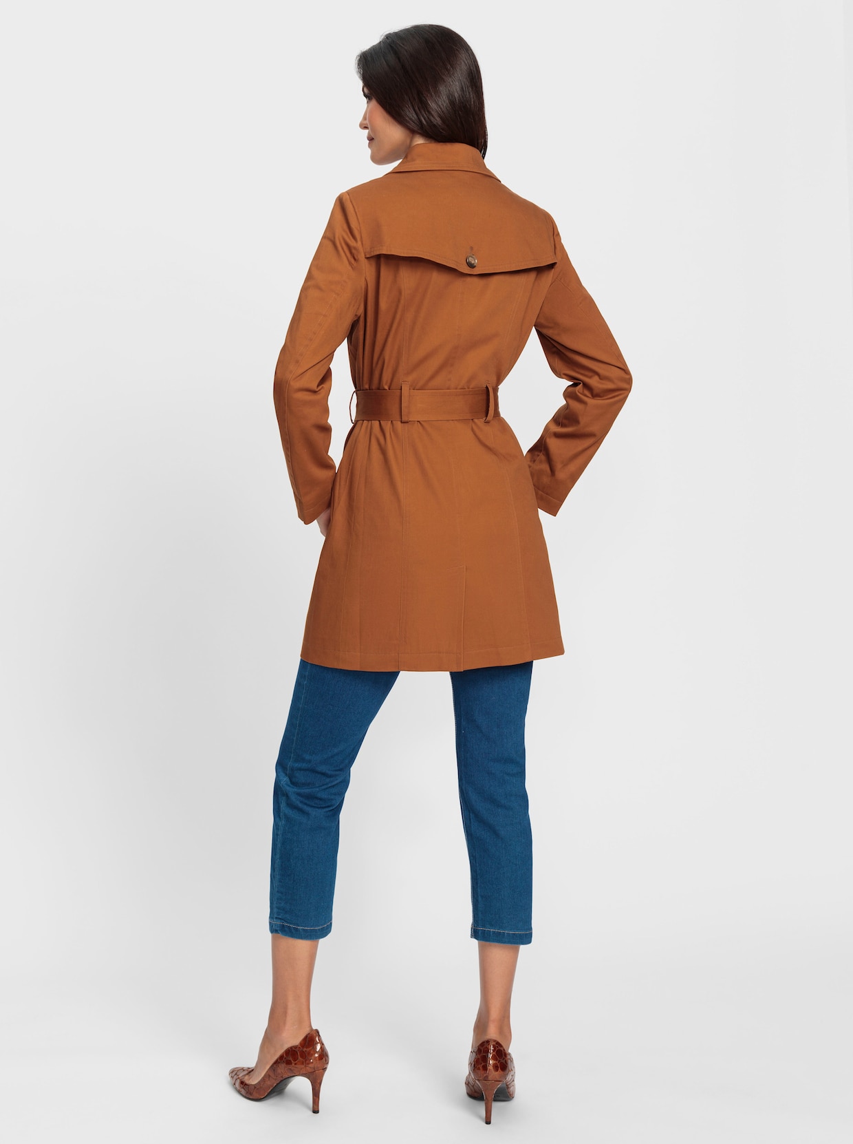 heine Trench-coat - ambre