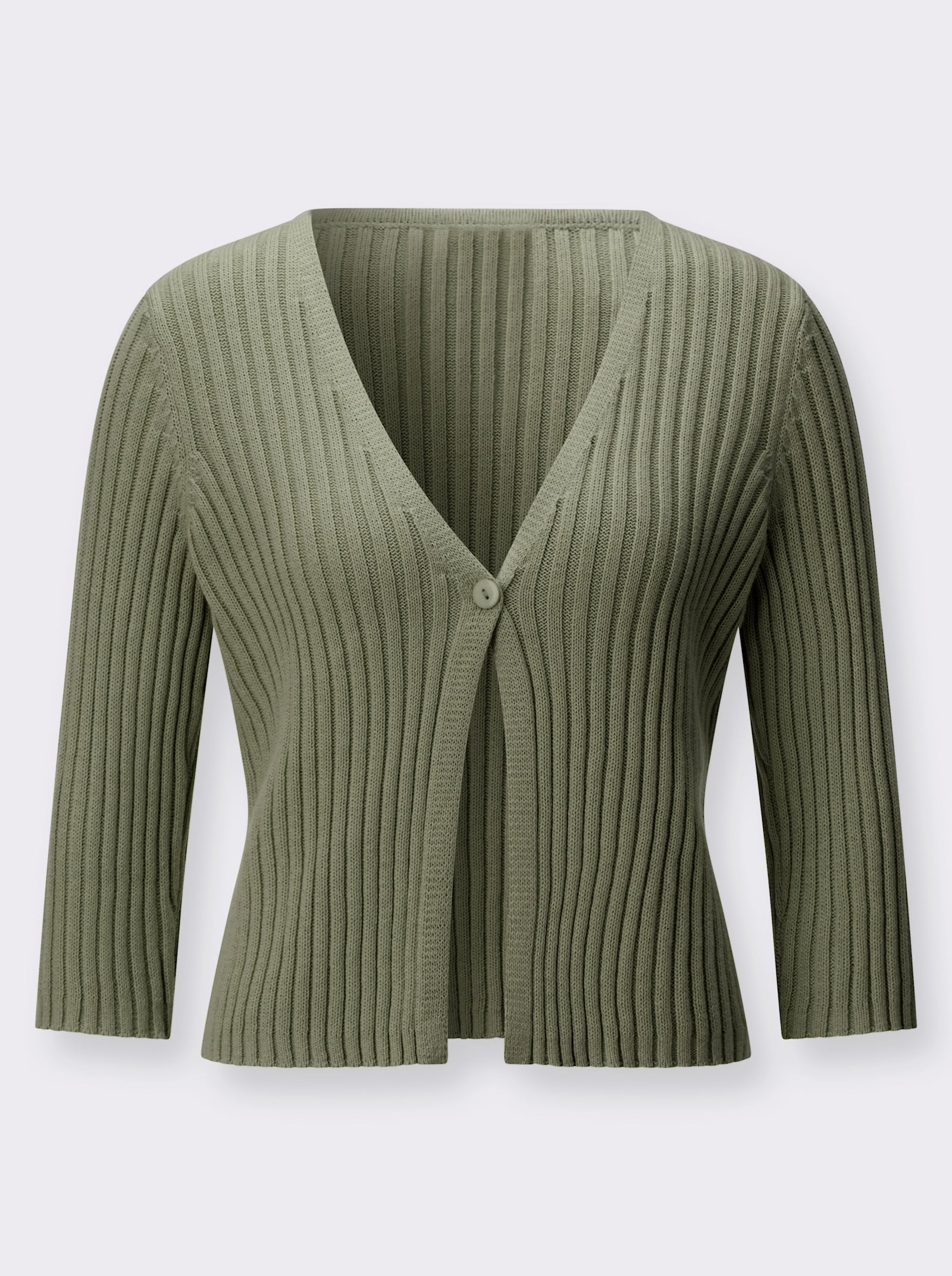 Bolero mit Knopfverschluss - khaki