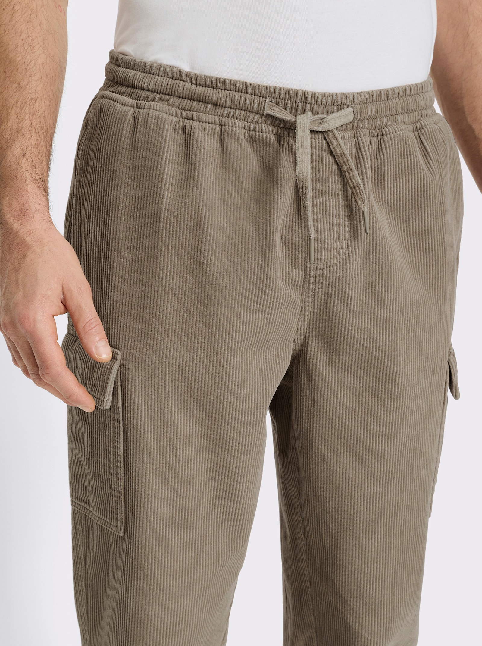 Catamaran Cargohose mit Rundum-Dehnbund - schlamm