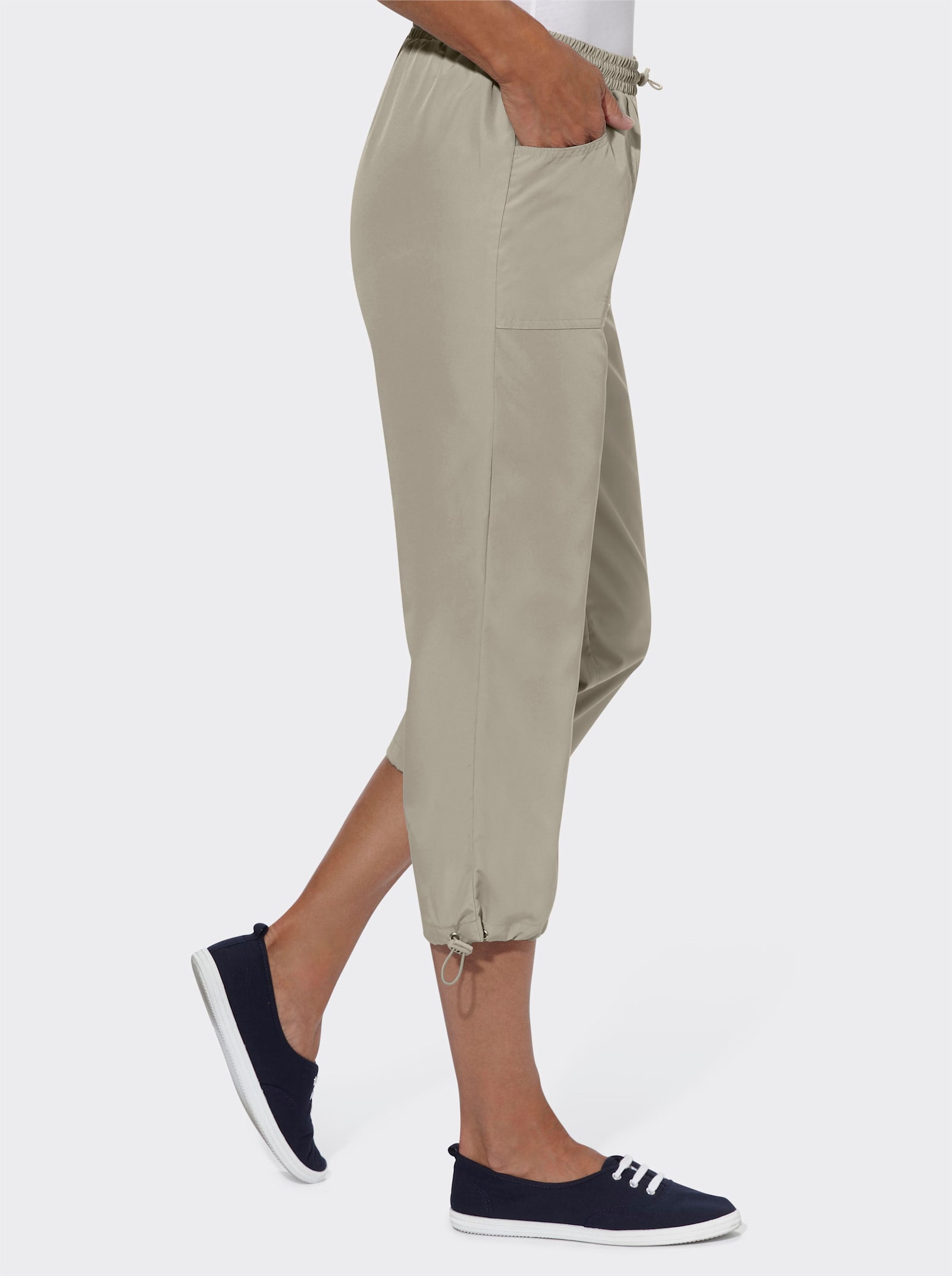 7/8-Hose in Microfaser-Qualität - stein