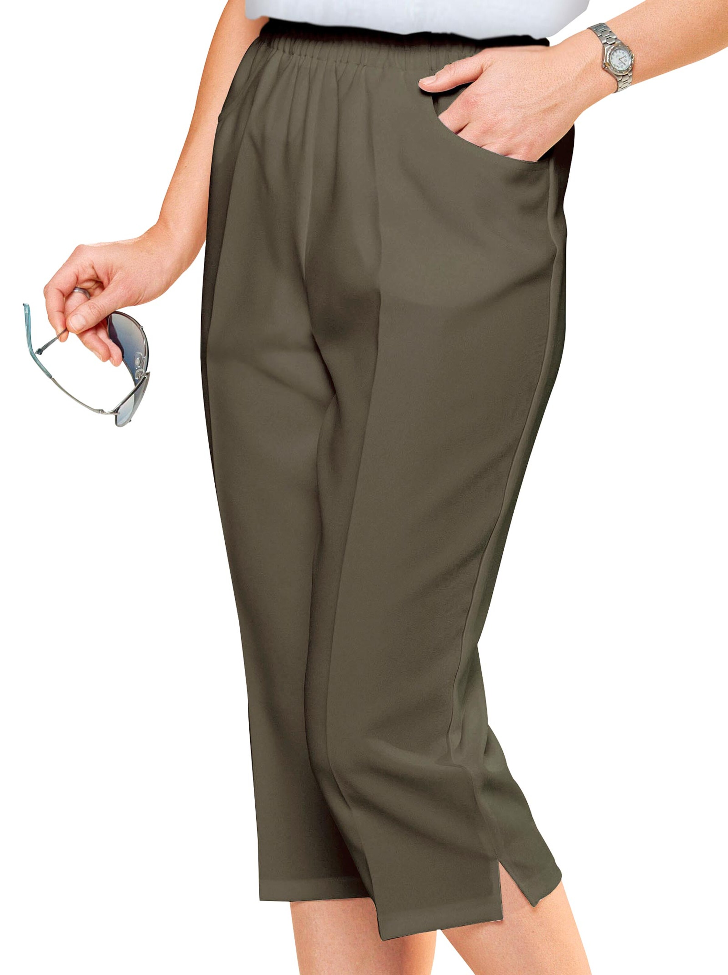 Capri-Hose - khaki
