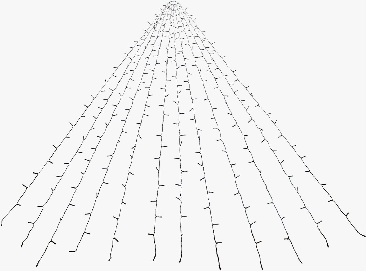 my home LED-Baummantel - dunkelgrün