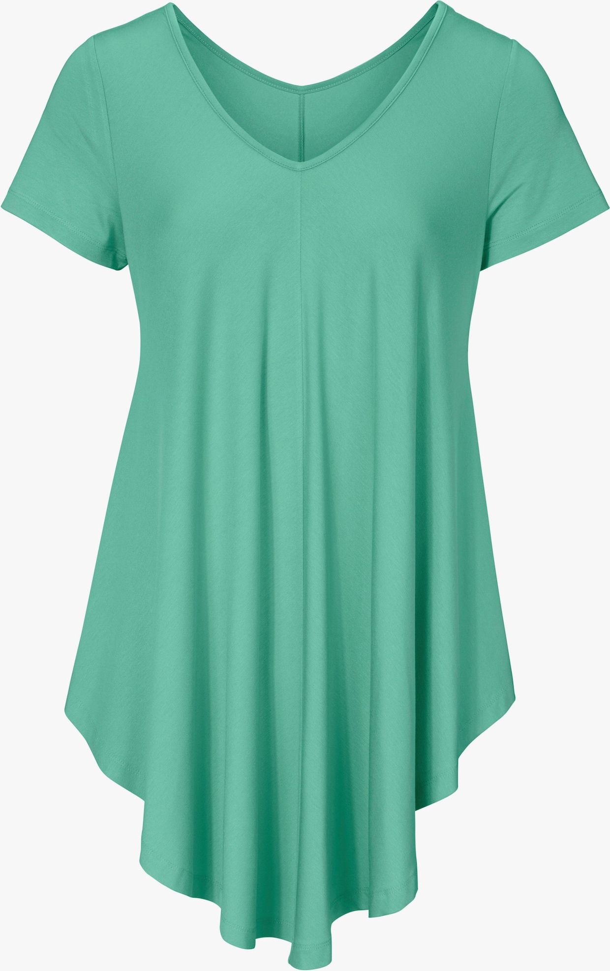 heine T-shirt en V - vert tilleul