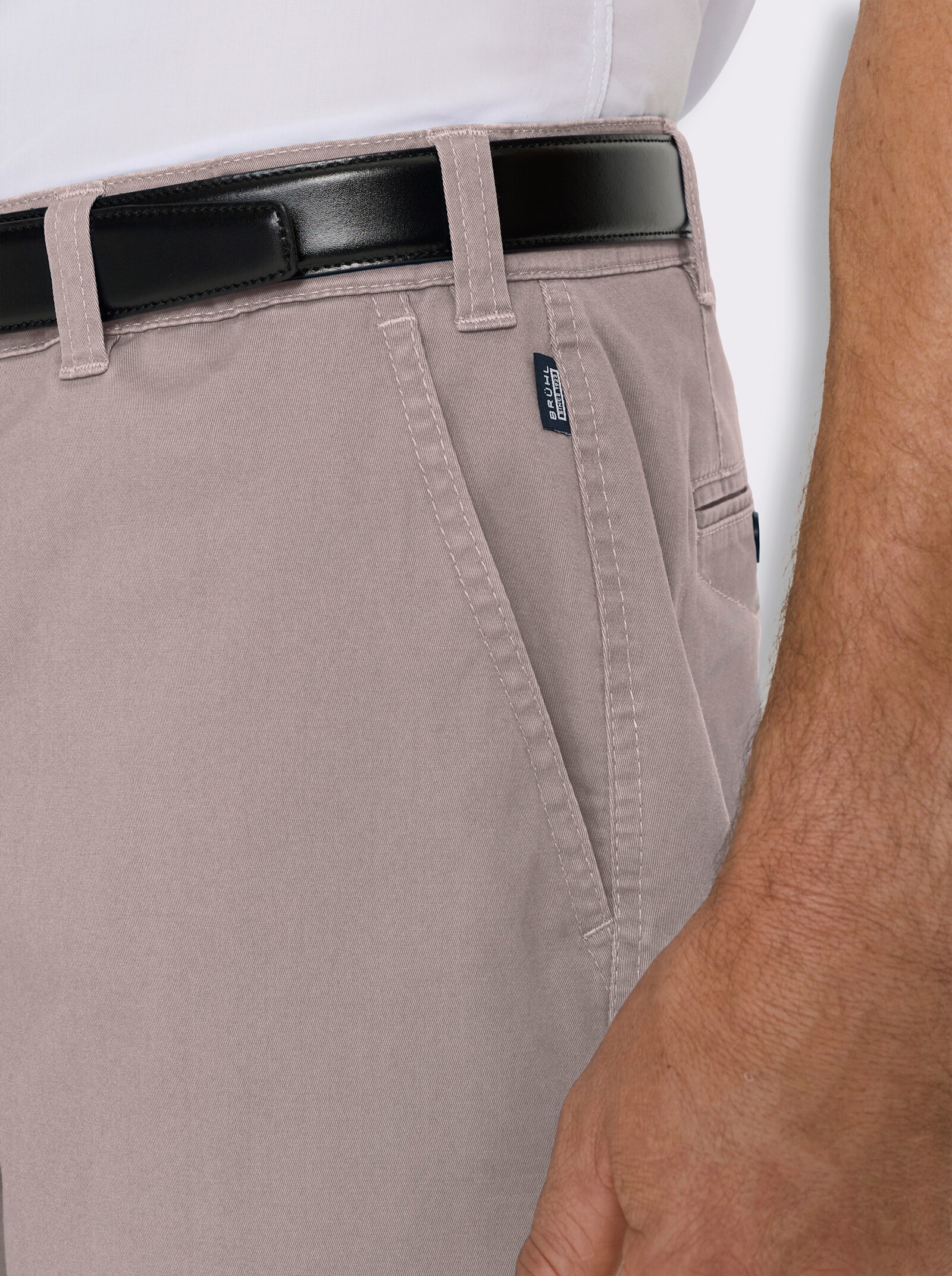 Brühl Hose mit hoher Farbbrillanz - mauve