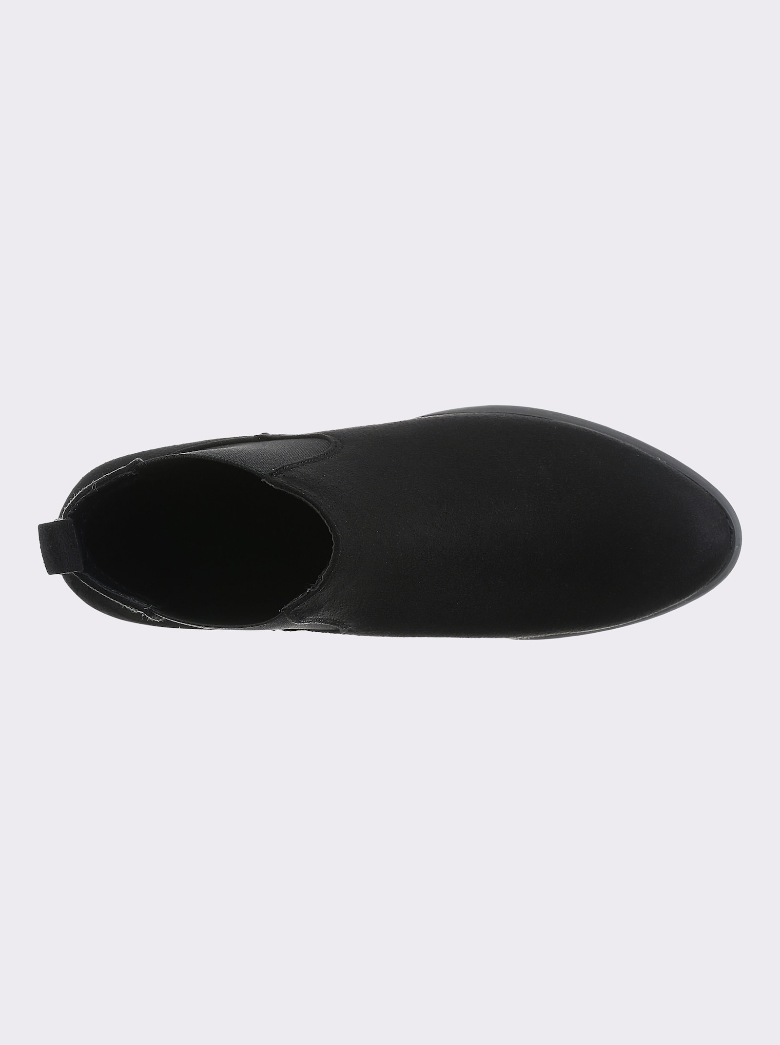 Stiefelette mit elastischen Einsätzen - schwarz