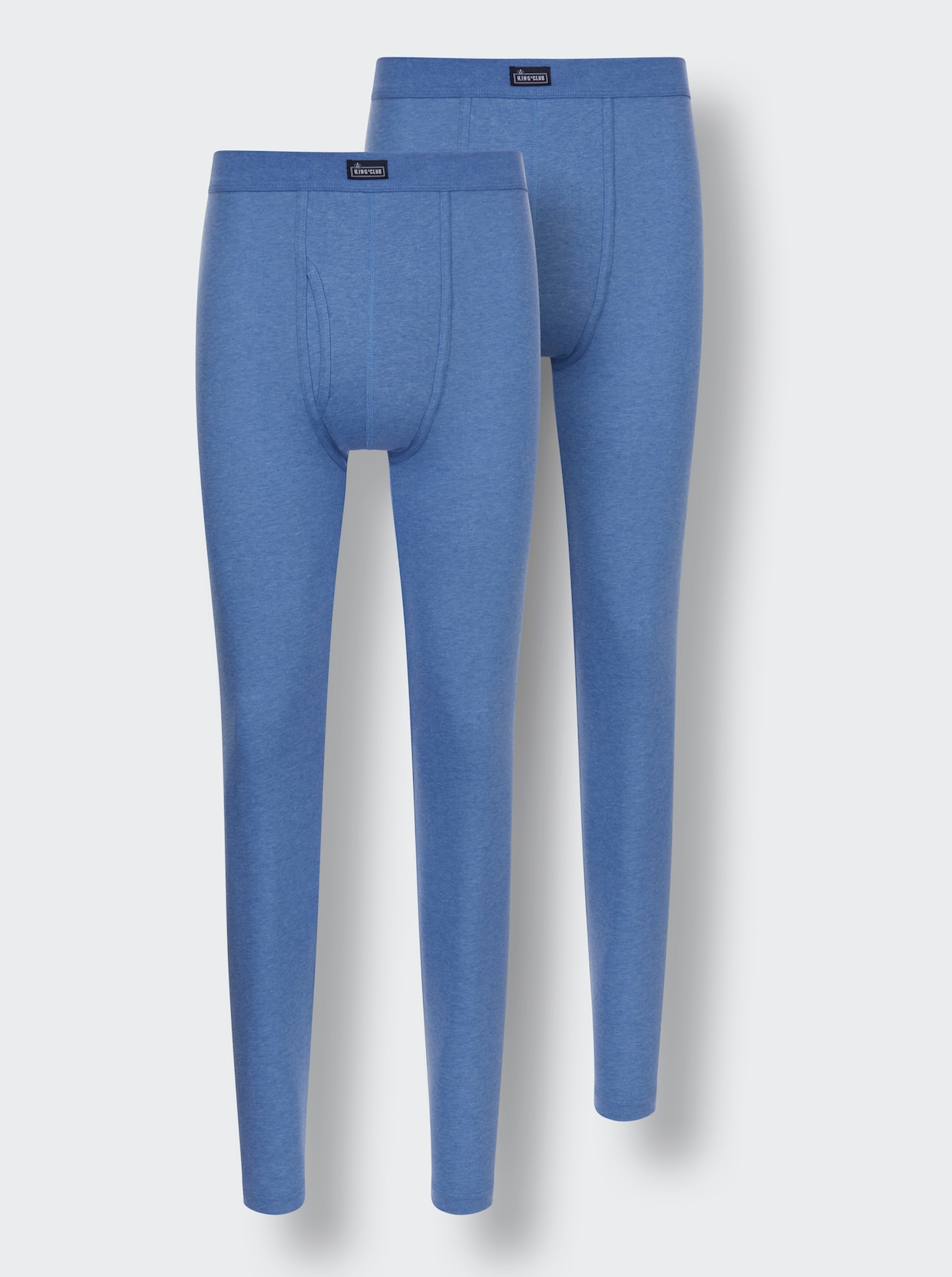 KINGsCLUB Dlhé nohavice - Denim blue-škvrnité