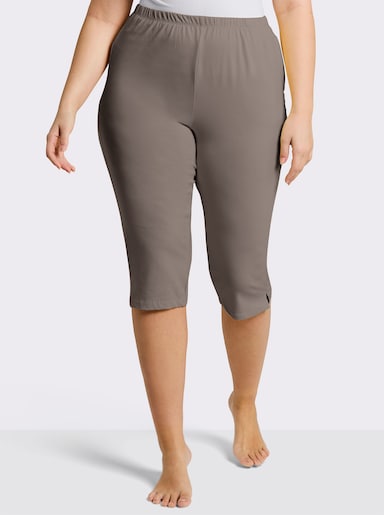 feel good Capri-Hosen - petrol + taupe