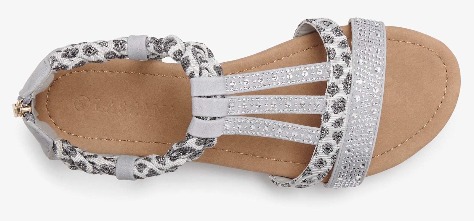 LASCANA Sandale - grau