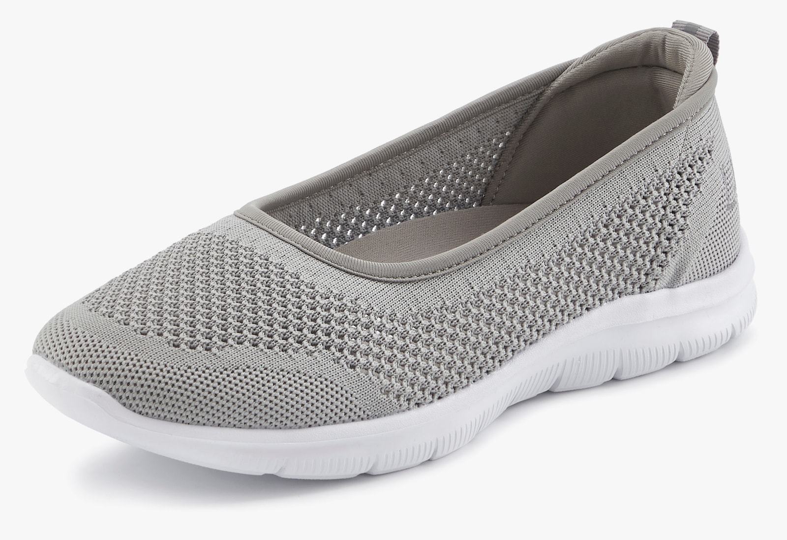 LASCANA Sneaker Ballerinas - grau