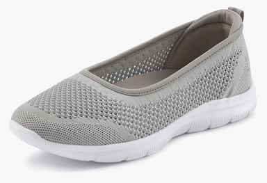 LASCANA Sneaker Ballerinas - grau