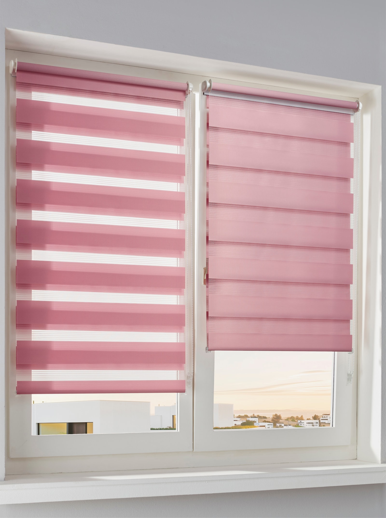 heine home Doppelrollo - mauve