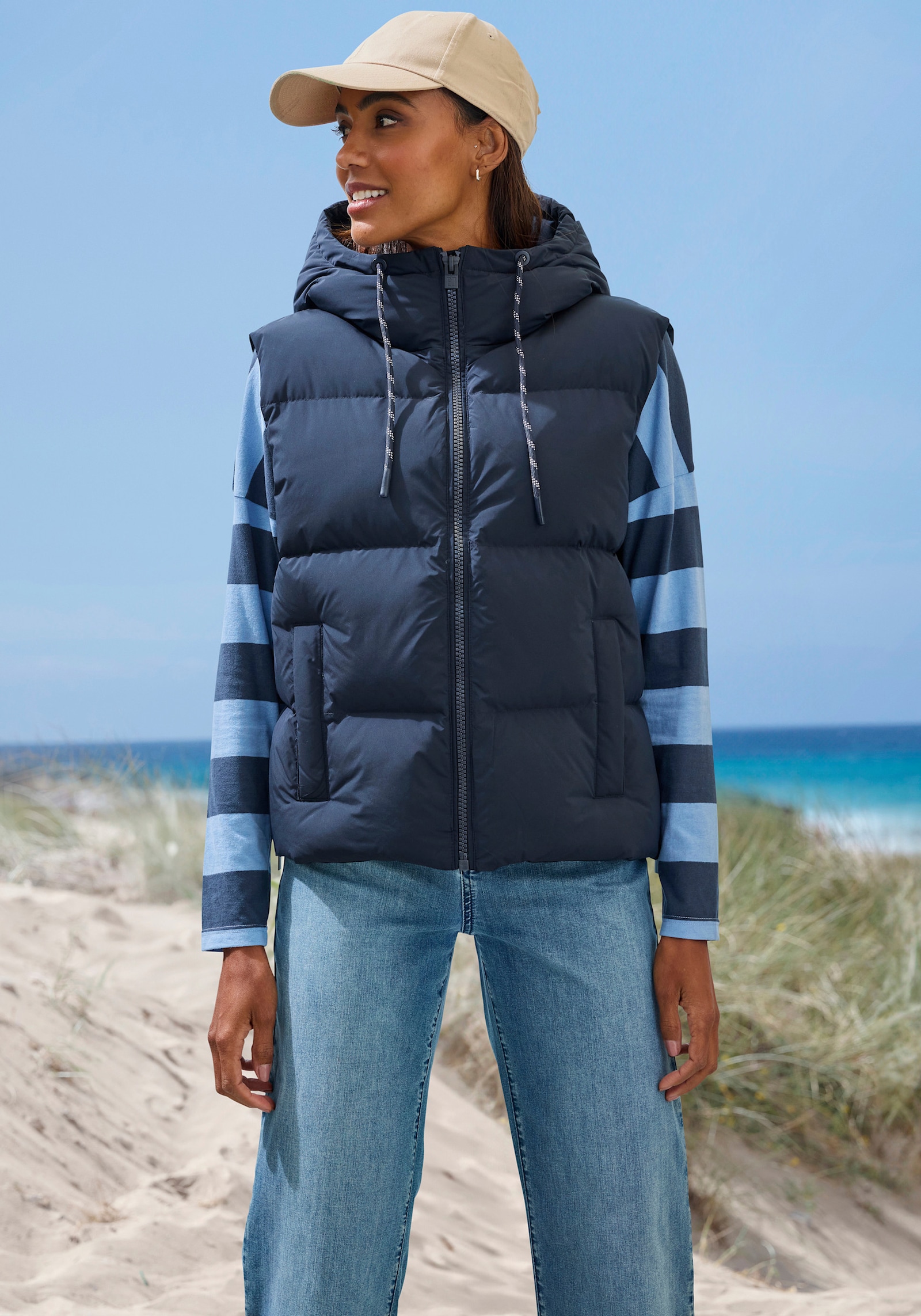 Elbsand Steppweste - navy