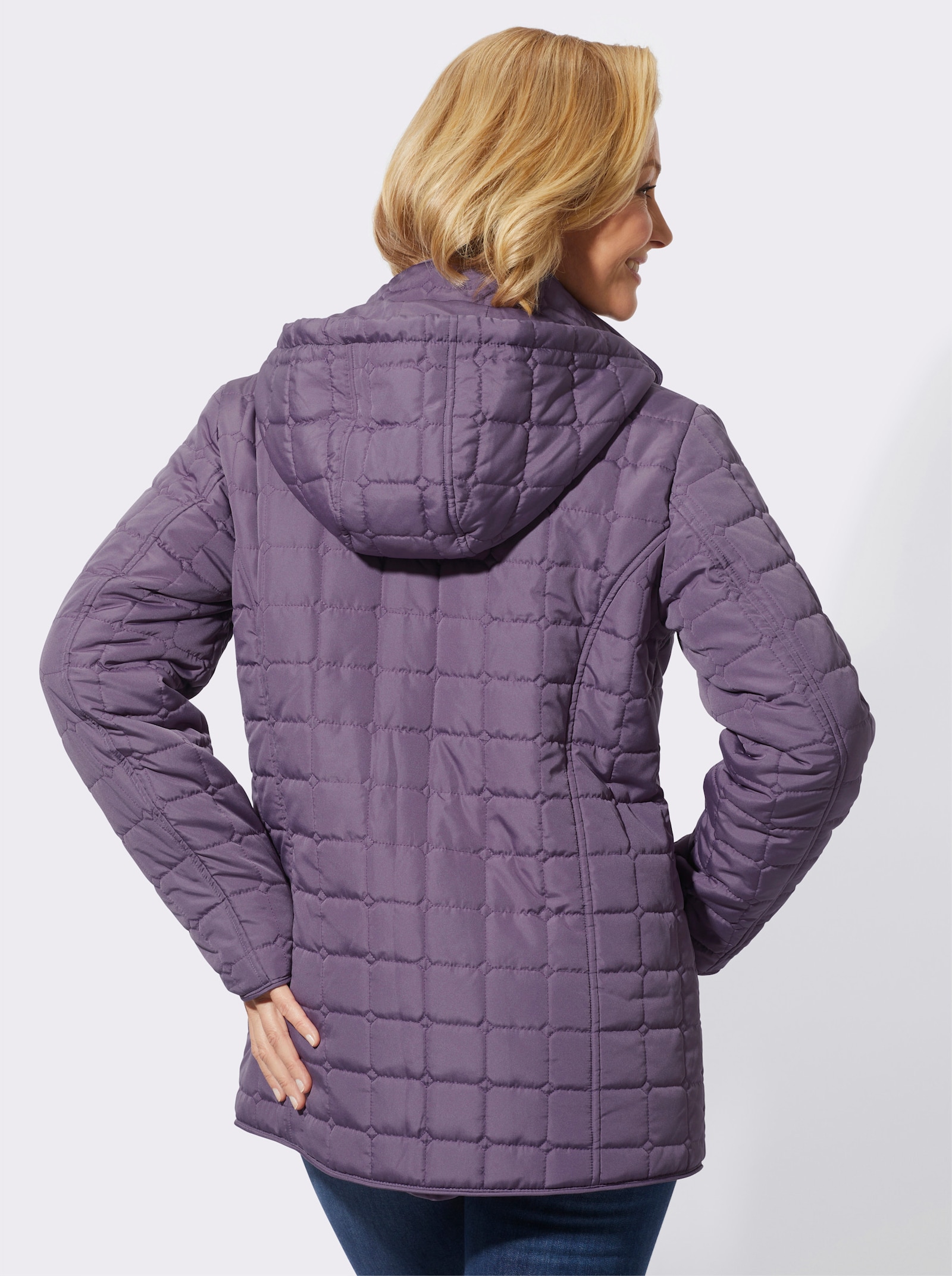 Steppjacke mit abzippbarer Kapuze - feige