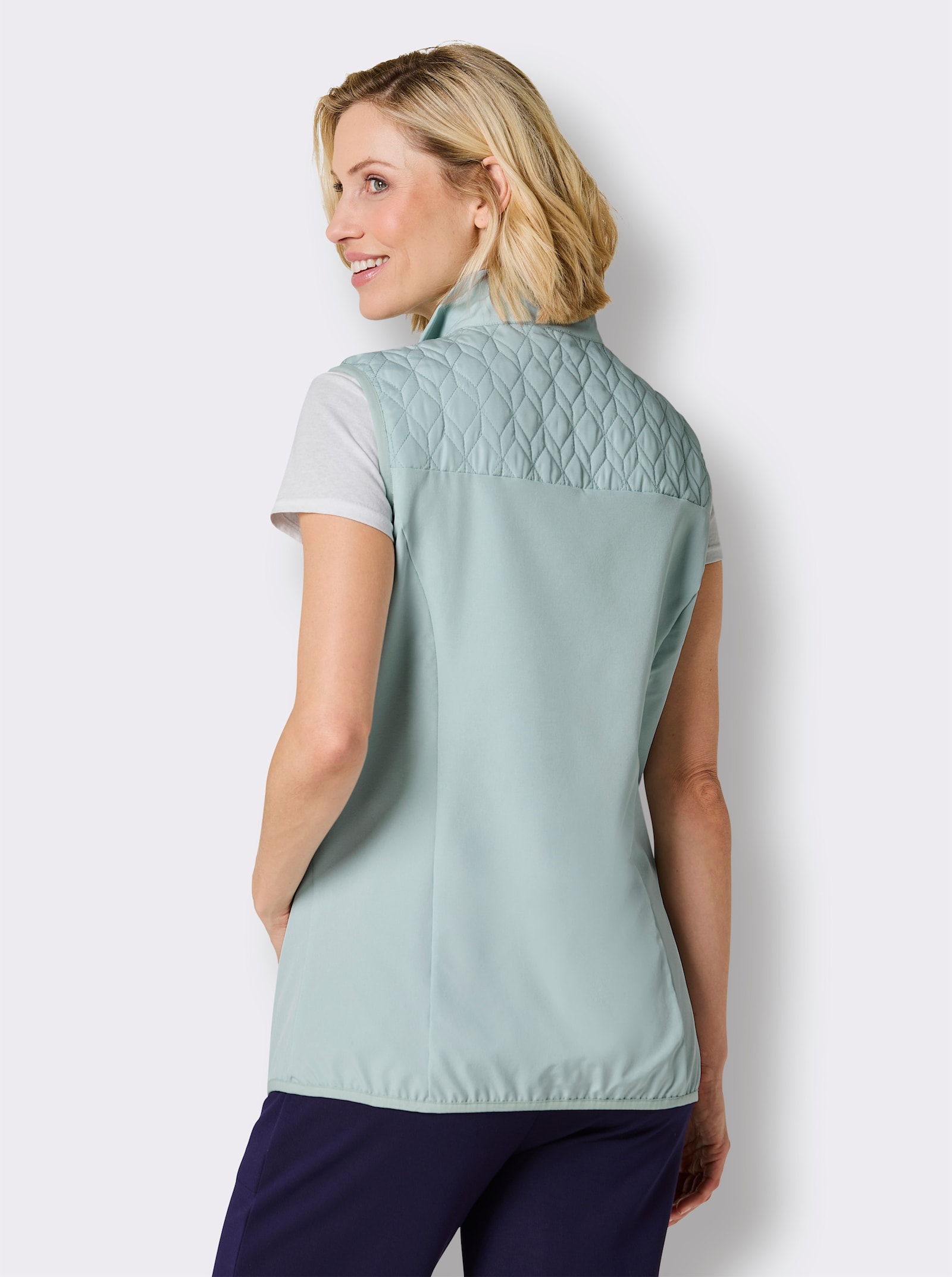 Catamaran Sports Funktionsweste mit elastischen Seiten - kalkmint