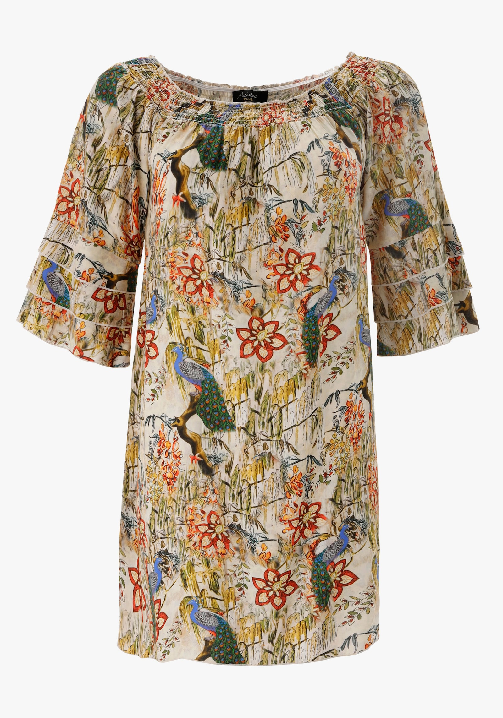 Aniston PLUS Blusenkleid - bunt