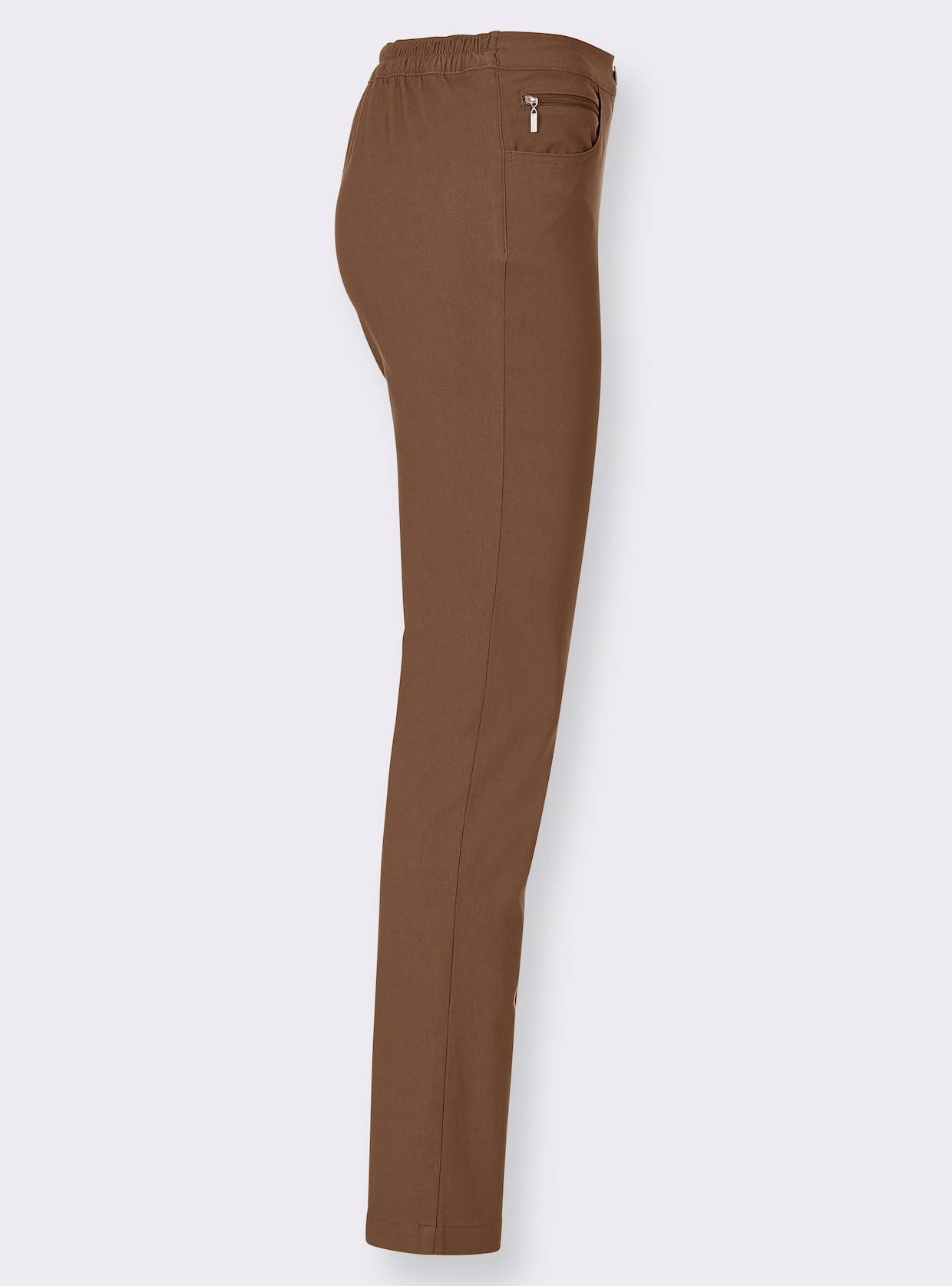 Pantalon en bengaline - marron toffee