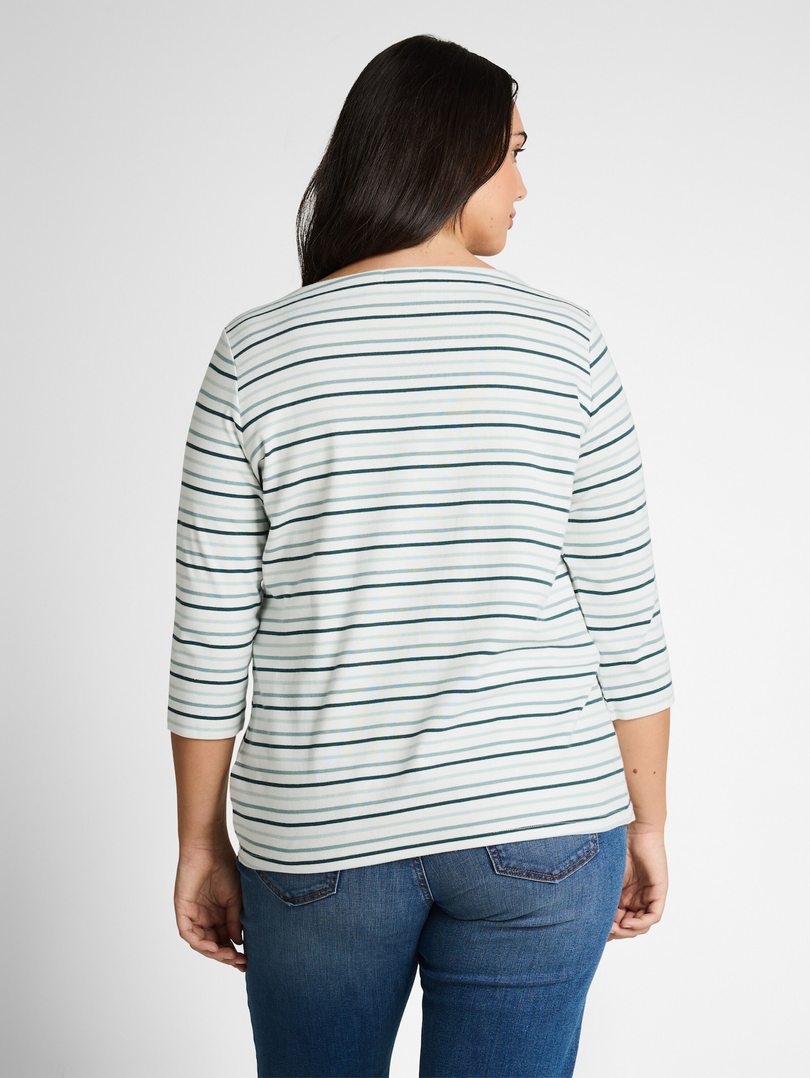 T-Shirt - blue haze multicolor stripe