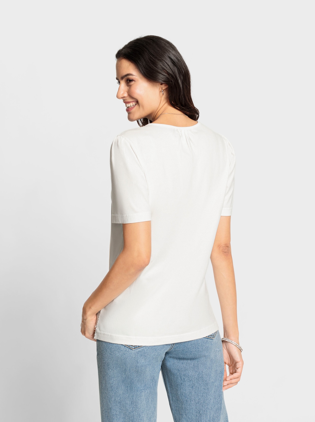 Kanten shirt - ecru