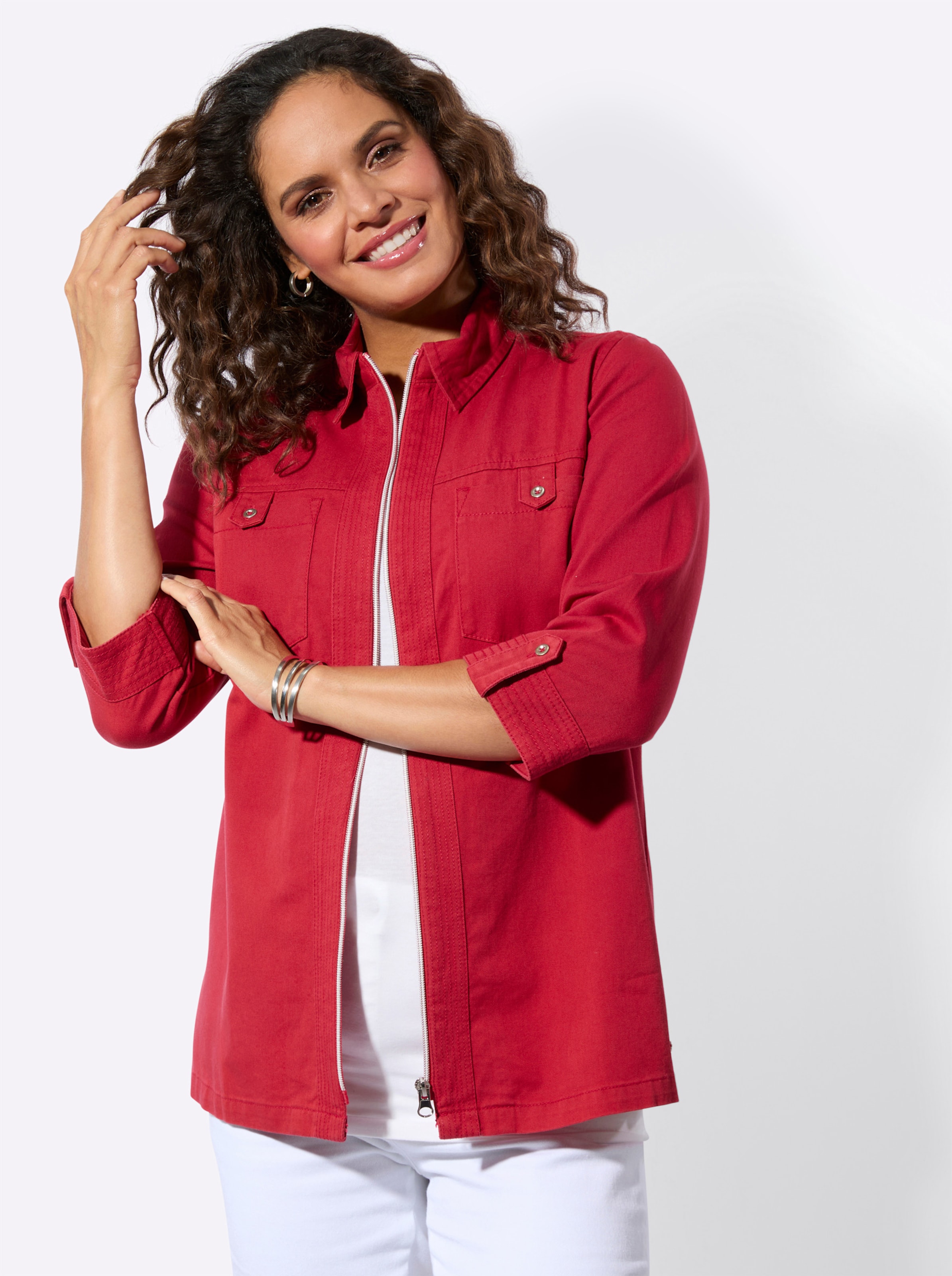 Jeansbluse