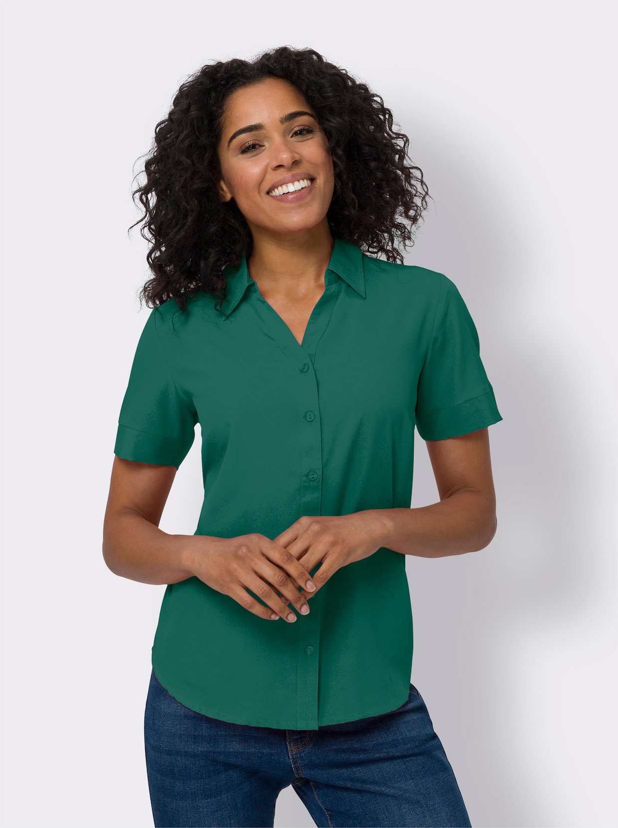 Overhemdblouse - groen