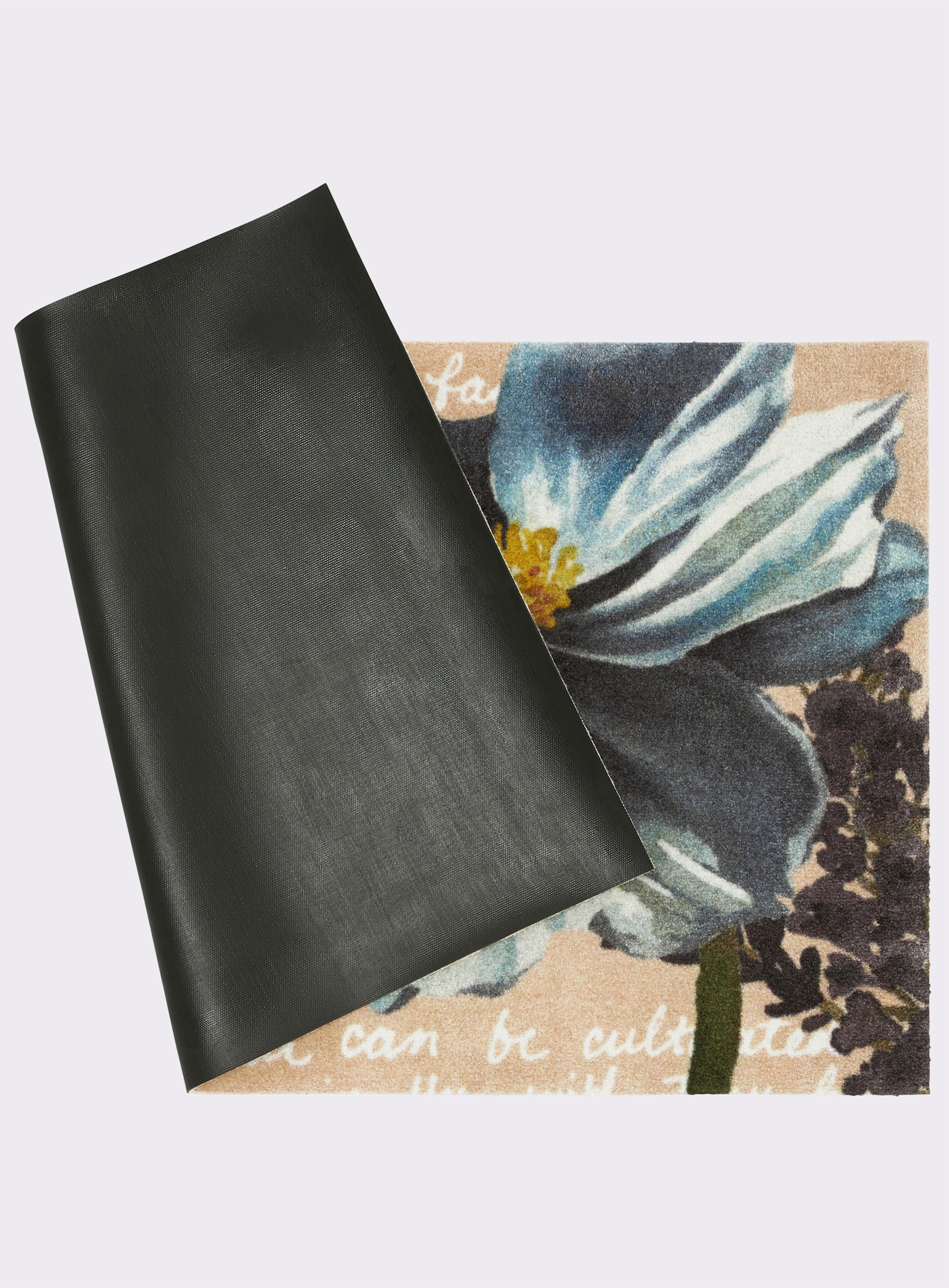 wash+dry by Kleen-Tex Paillasson - sable-bleu imprimé