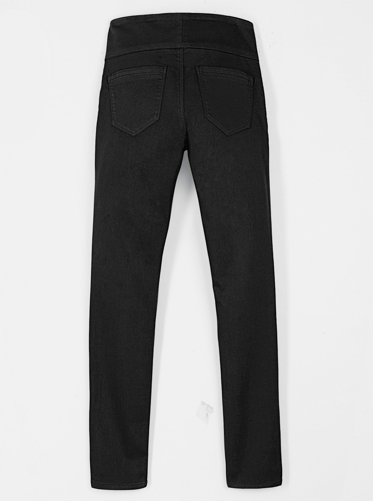 Schlupfhose mit hohem Dehnbund - schwarz