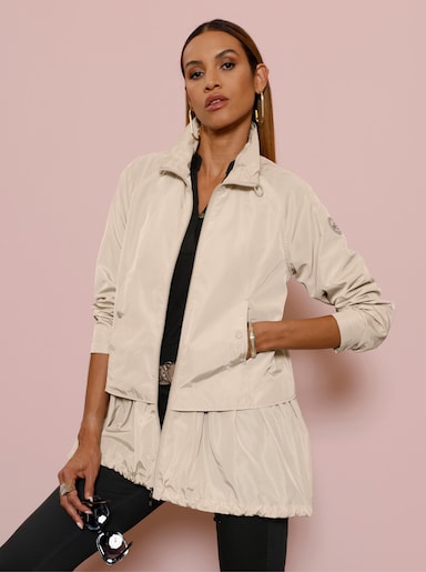 Jacke im Lagen-Look - sand