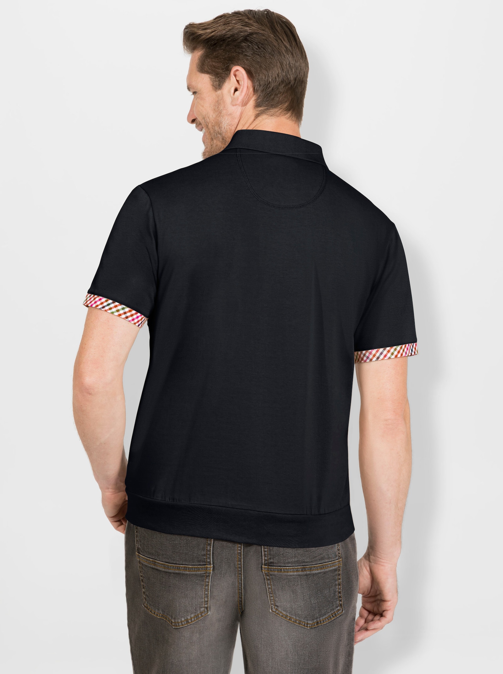 Hajo Kurzarm-Poloshirt - marine