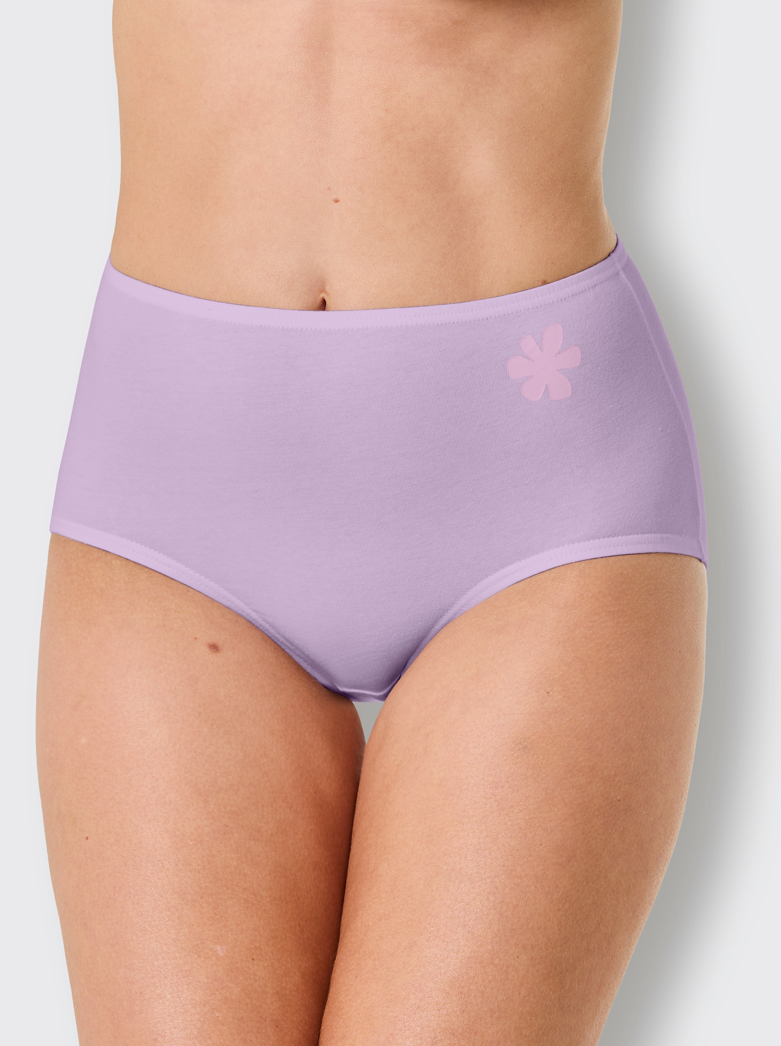 wäschepur Tailleslip - 2x lichtblauw + 2x vanille + 2x lila