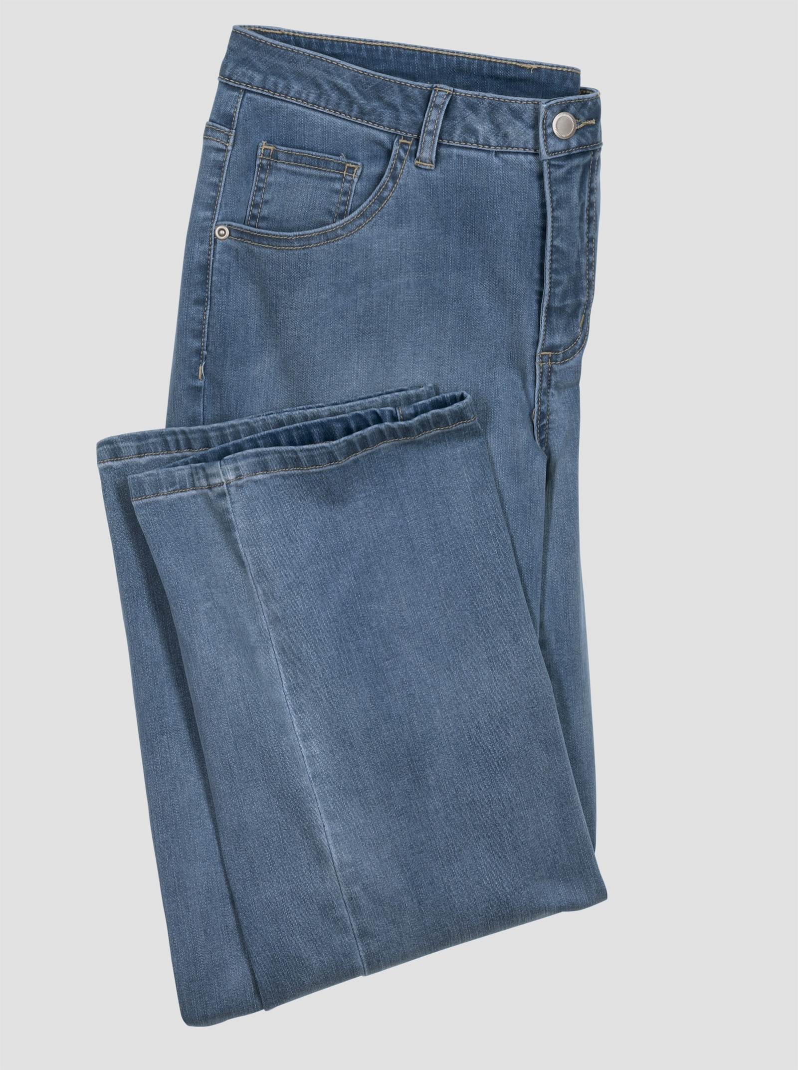 5-pocketjeans met wijde pijpen - blue-bleached