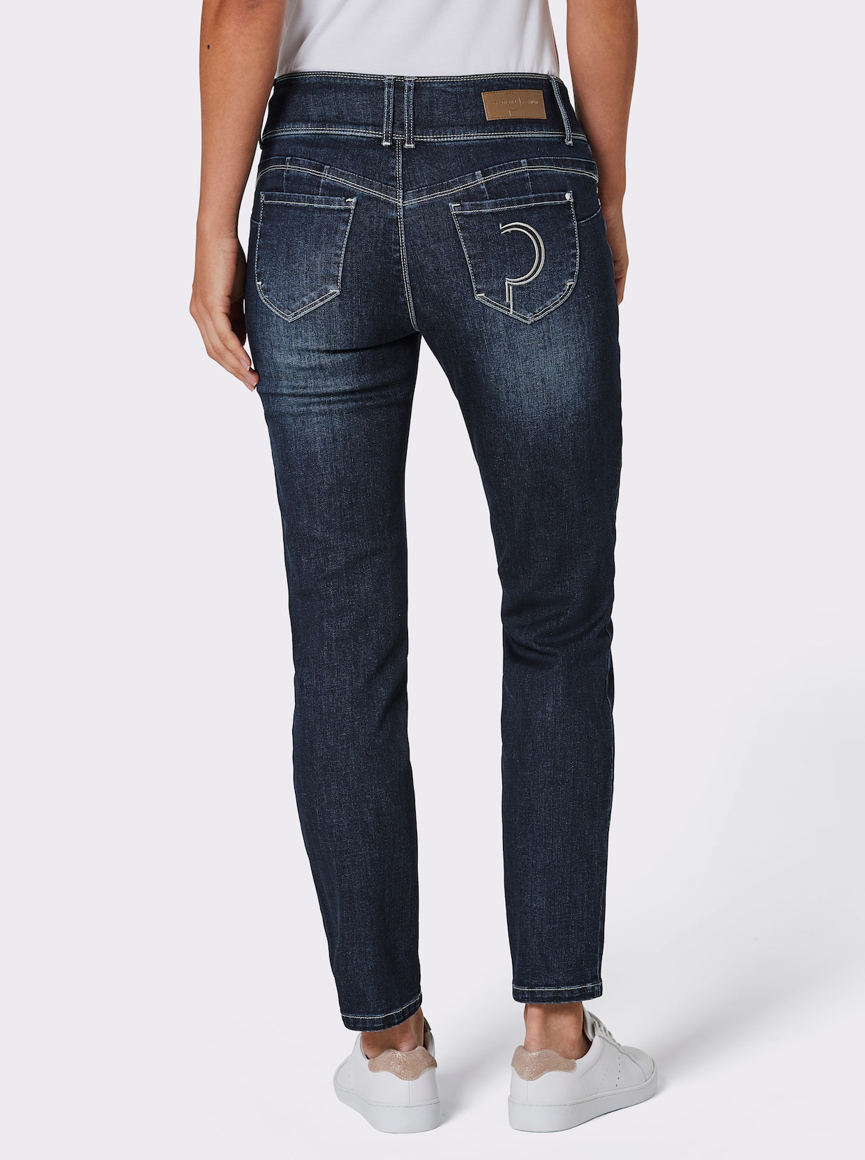 CREATION L PREMIUM 5-Pocket-Jeans - dark blue